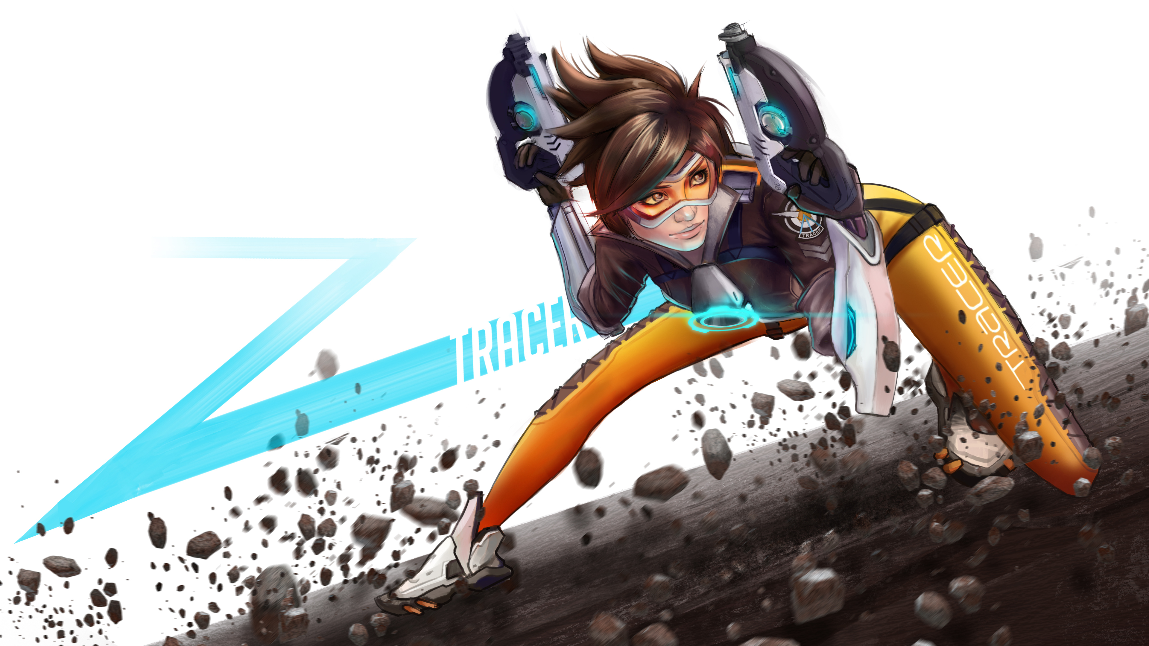 3840x2160 Tracer Overwatch Digital Art 4k, HD Games, 4k Wallpapers, Images, Backgrounds, Photos and Pictures