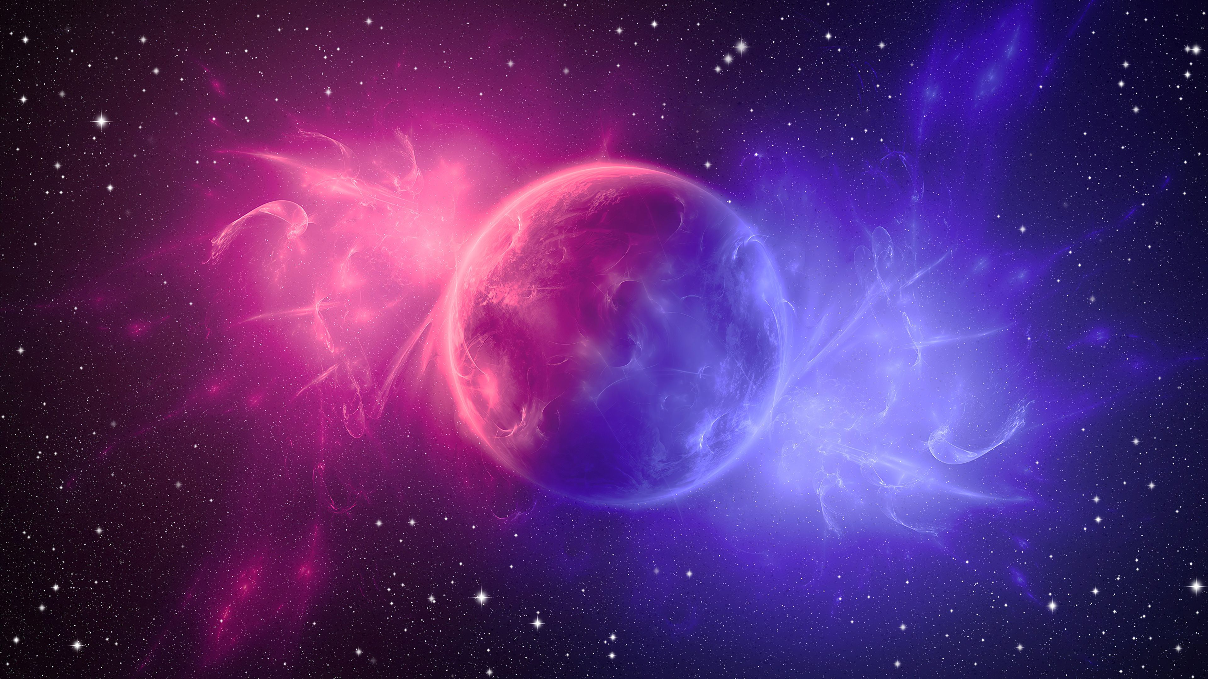 3840x2160 Space Digital Art Pink Planet 4k, HD Digital Universe, 4k Wallpapers, Images, Backgrounds, Photos and Pictures