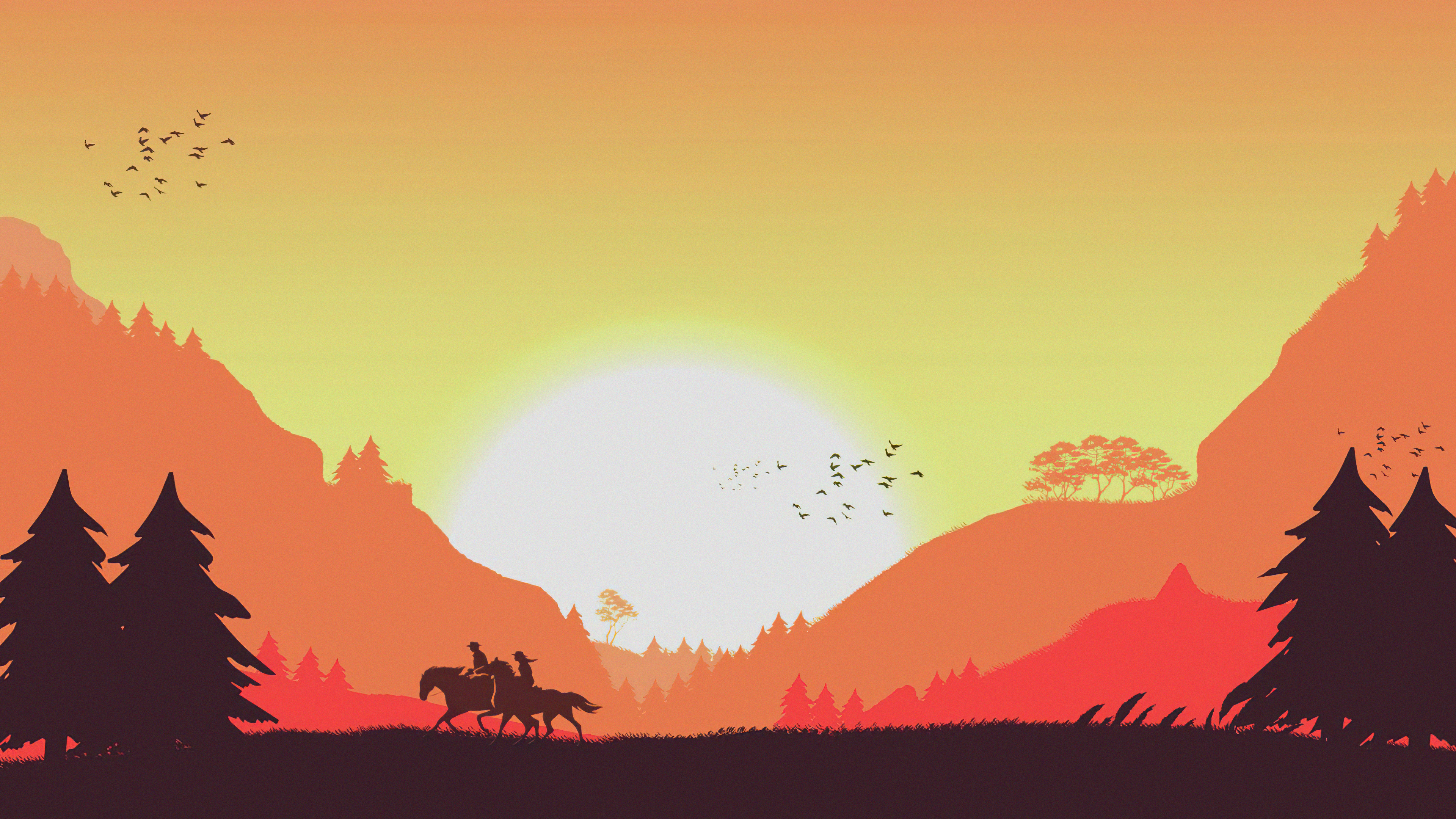 3840x2160 Red Dead Redemption Minimal 4k, HD Games, 4k Wallpapers, Images, Backgrounds, Photos and Pictures