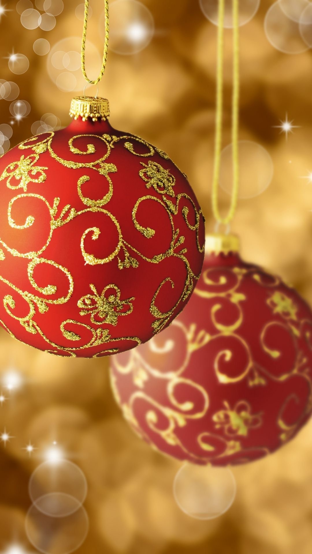 1080x1920 Red and Gold Christmas Wallpapers Top Free Red and Gold Christmas Backgrounds