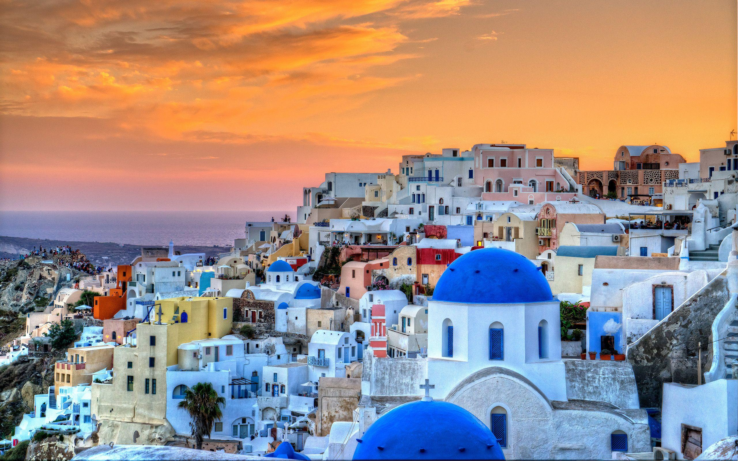 2560x1600 Santorini Greece Wallpapers HD