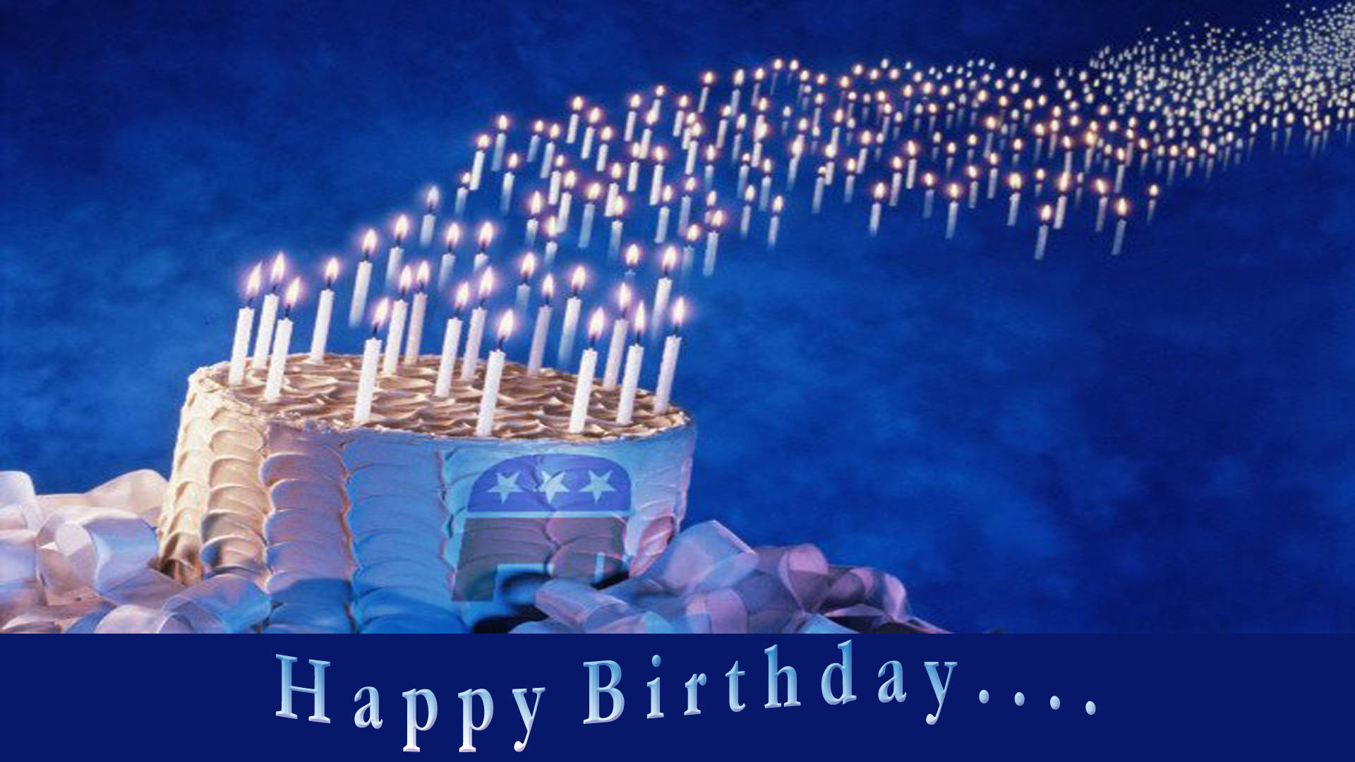 1920x1080 Download It's My Birthday Floating Candles Wallpaper