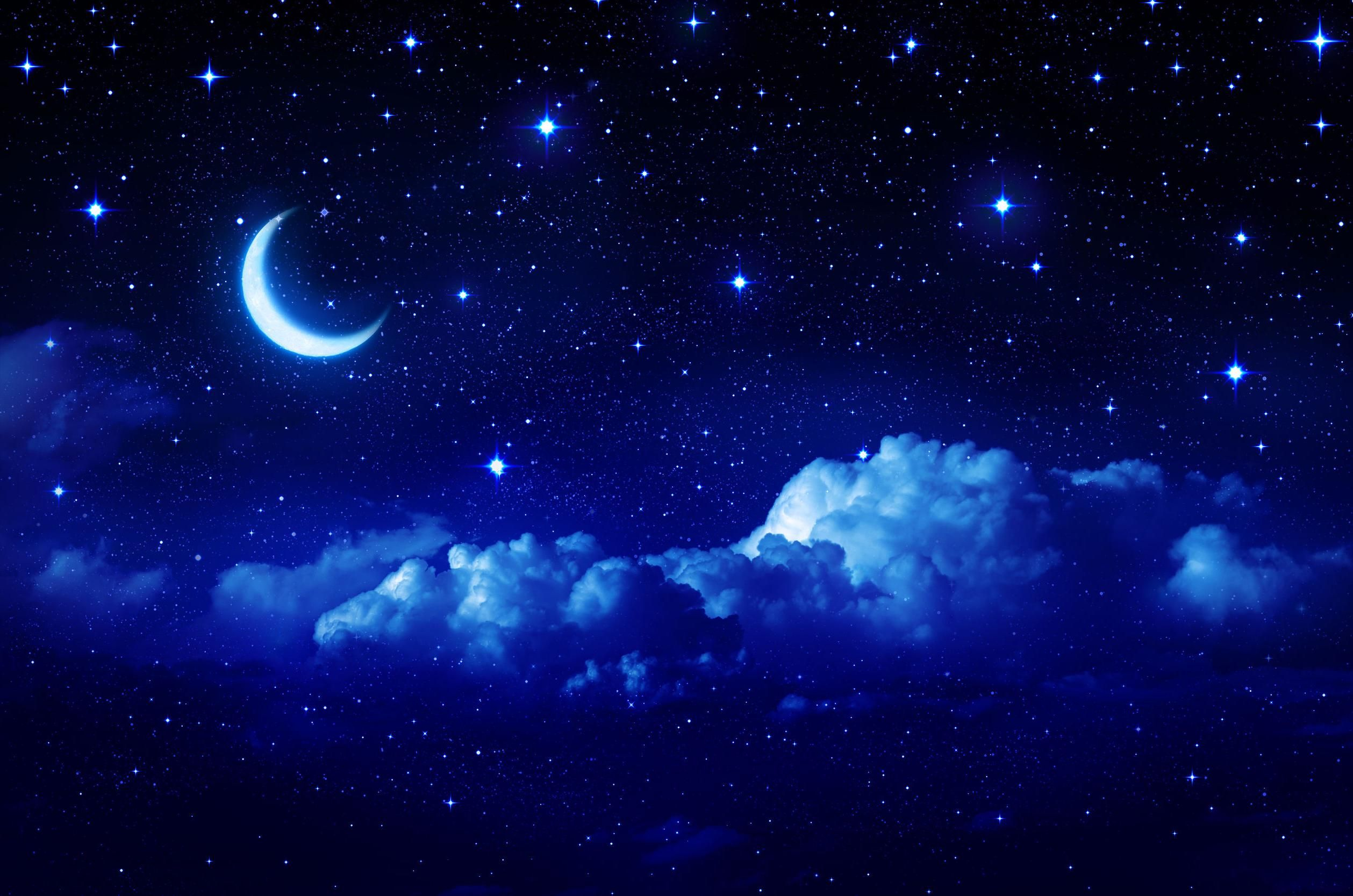 2517x1667 Desktop Night Sky Wallpaper