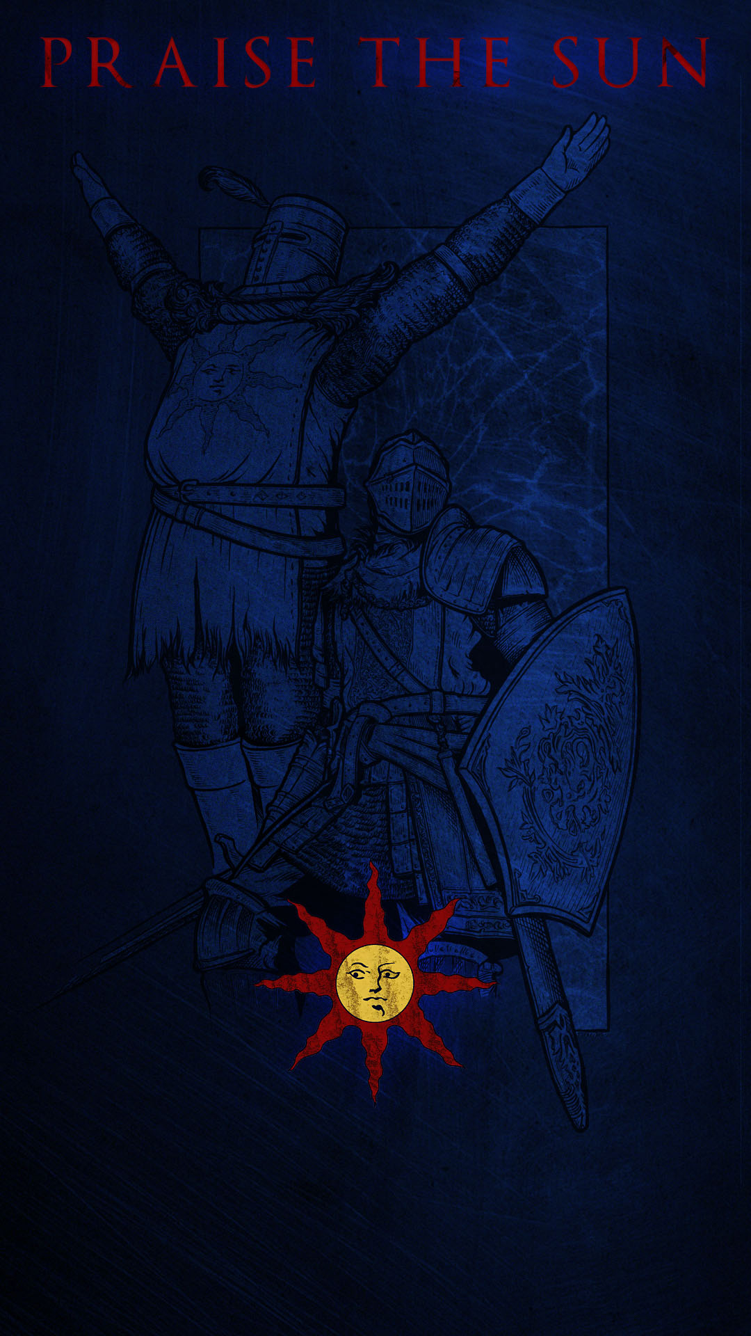 1080x1920 I have edited some phone wallpapers */ Solaire \u0026 Praise the sun /* : r/darksouls