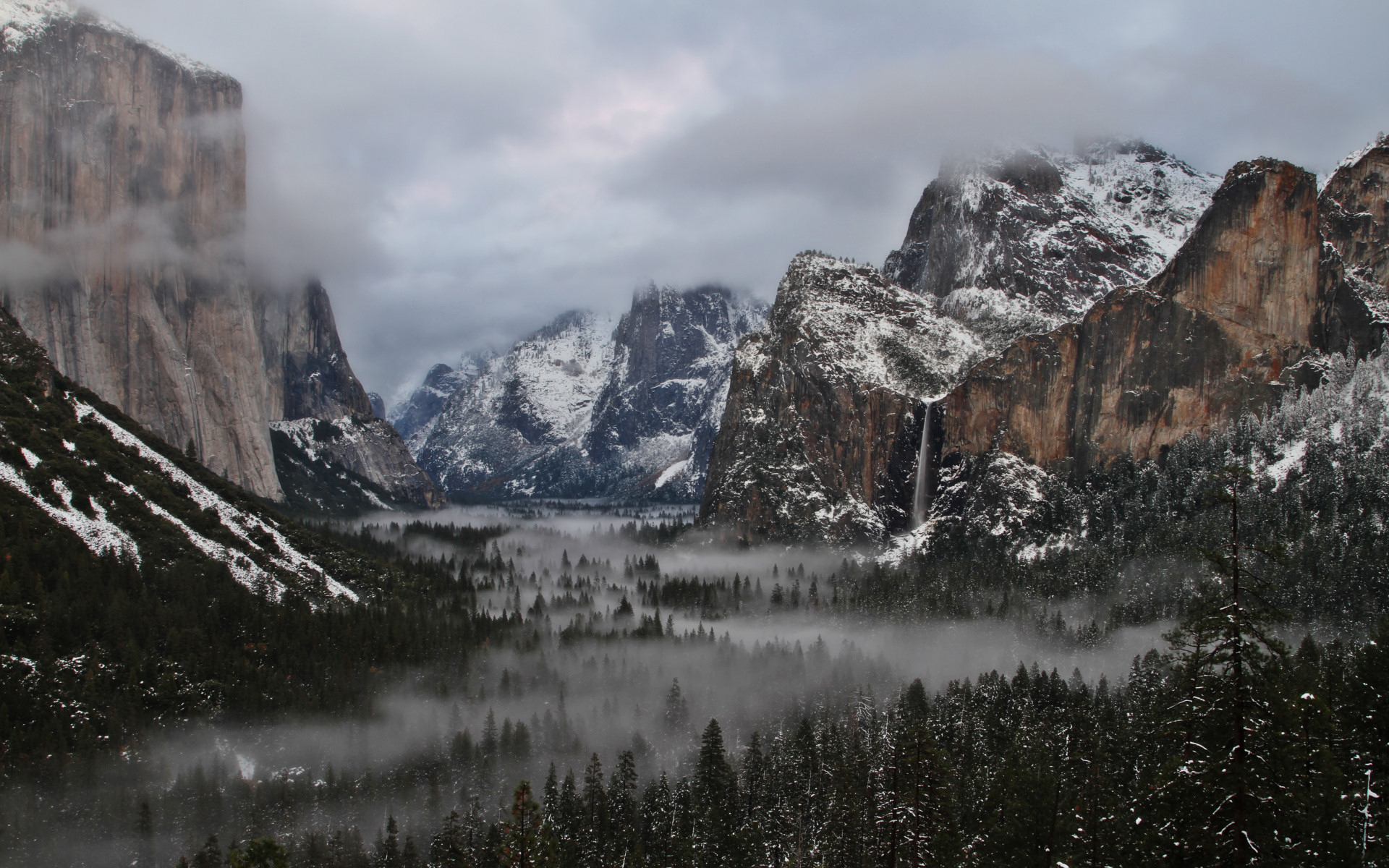 1920x1200 Free Yosemite Wallpapers Yosemite Valley in Winter