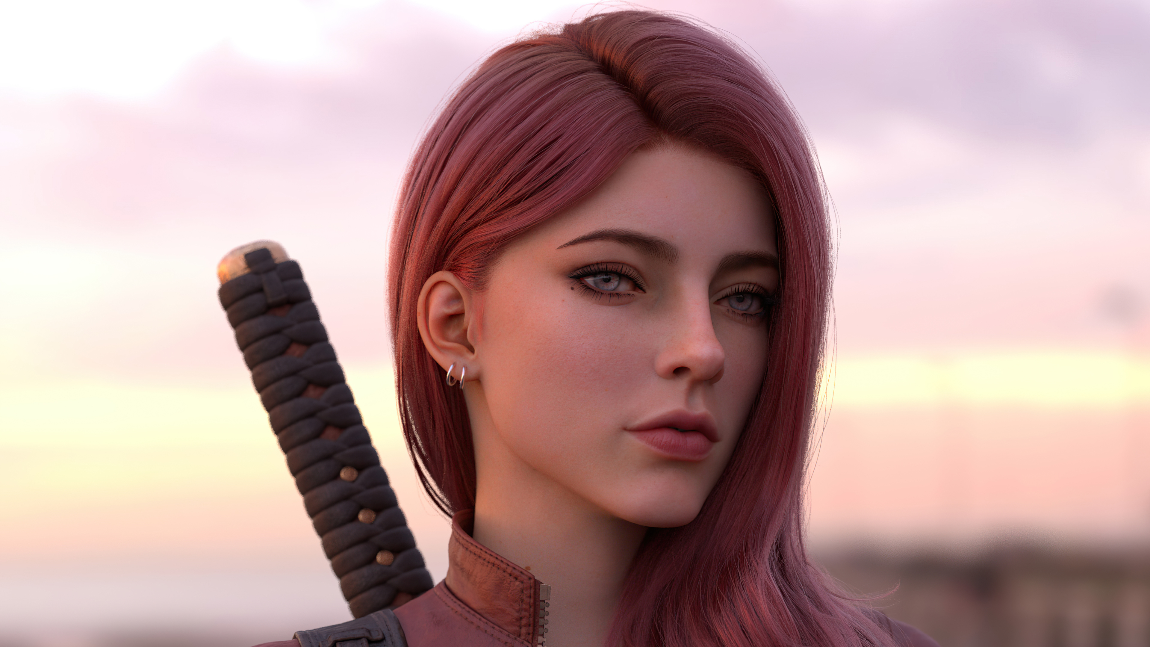 3840x2160 Cgi Girl Redhead Concept Art 4k, HD Artist, 4k Wallpapers, Images, Backgrounds, Photos and Pictures