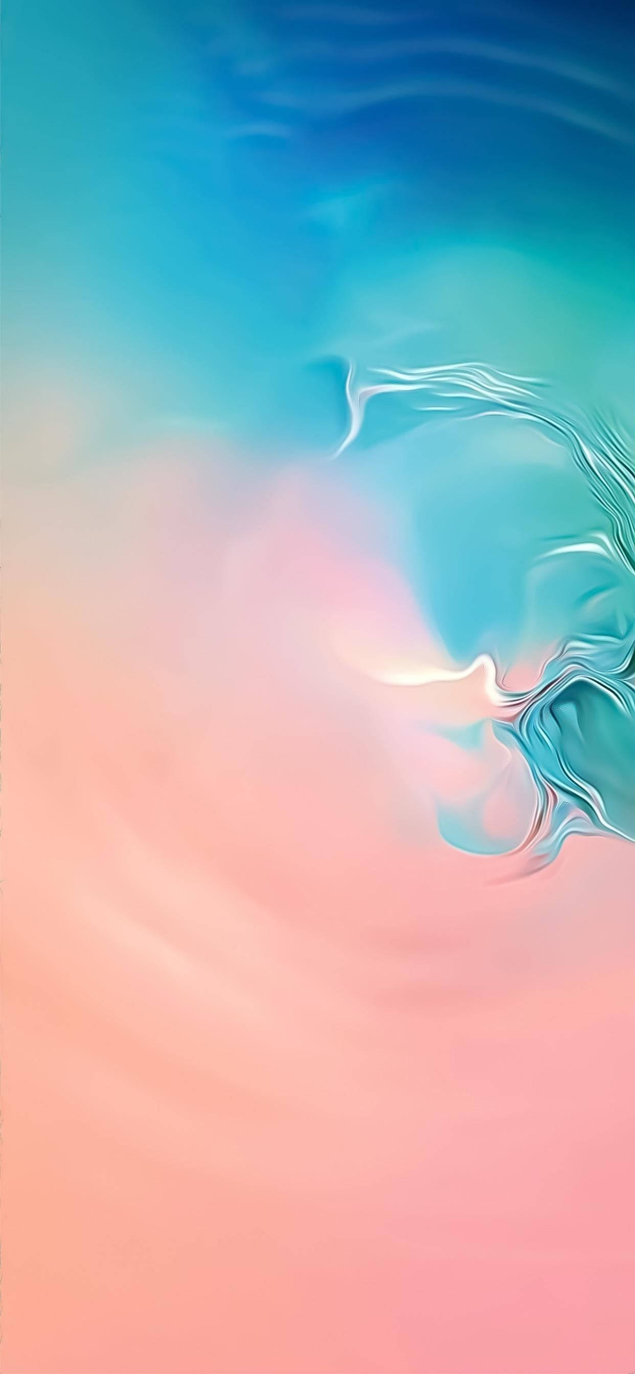 1242x2688 Download Pink And Teal Abstract Samsung Wallpaper