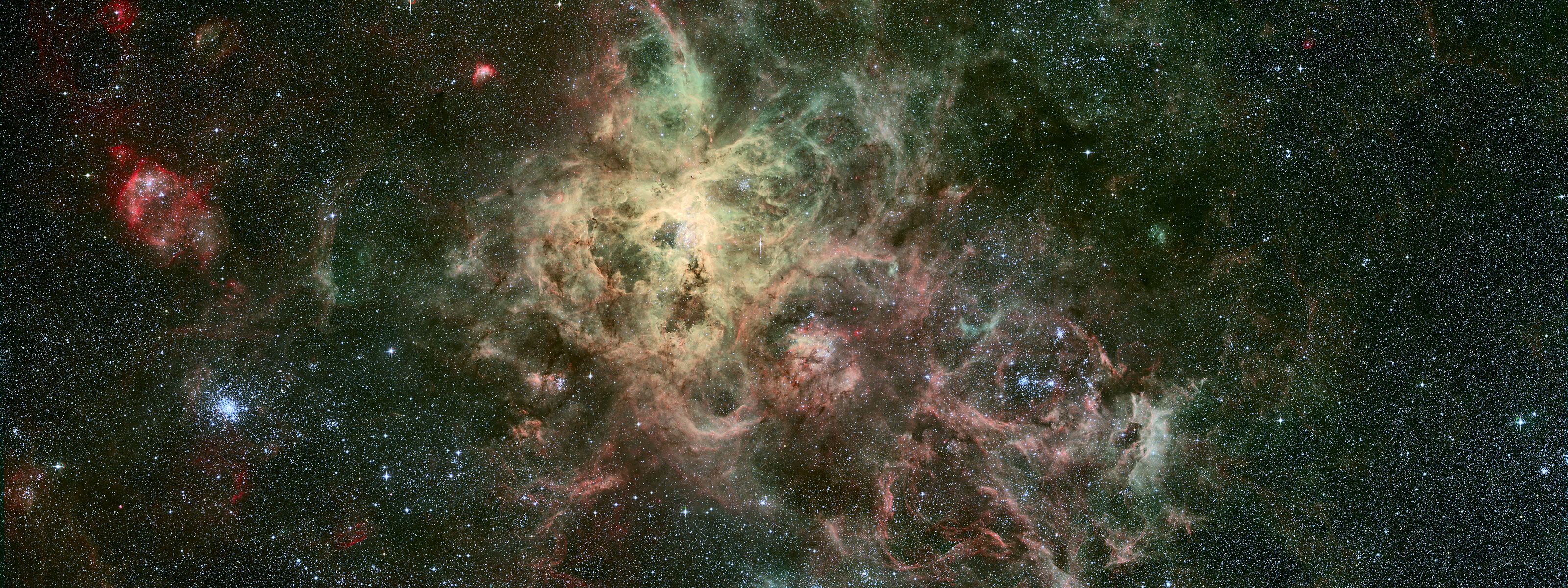 3200x1200 940+ Sci Fi Nebula HD Wallpapers and Backgrounds
