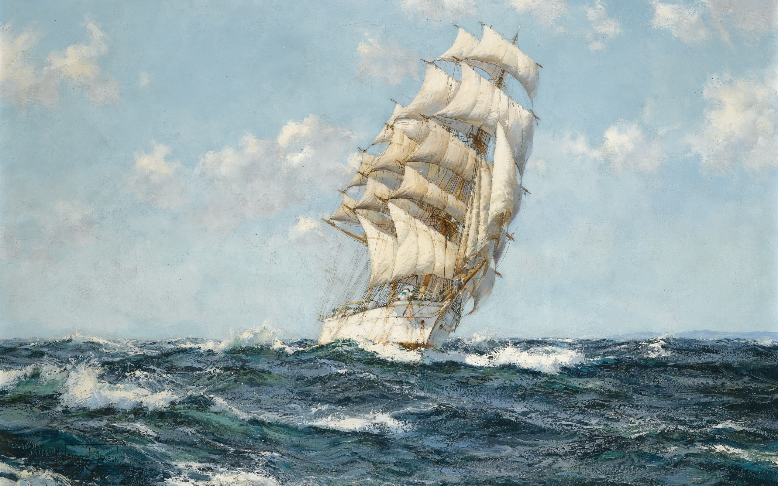 2560x1600 10+ Artistic Sailing Ship HD Wallpapers and Backgrounds