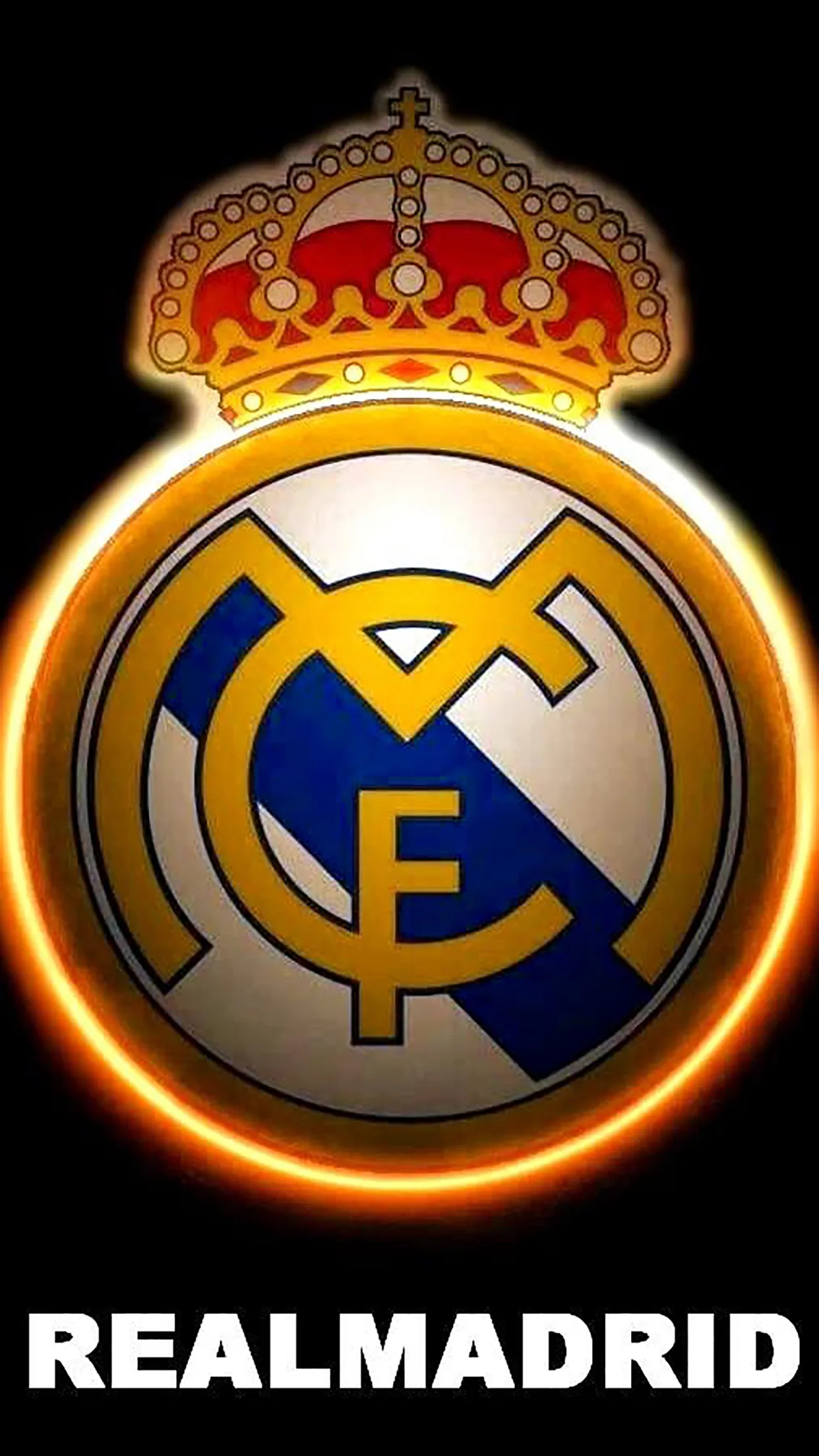 1242x2209 Real Madrid : Logo 3 Wallpaper for iPhone 11, Pro Max, X, 8, 7, 6 Free Download on 3Wallpapers