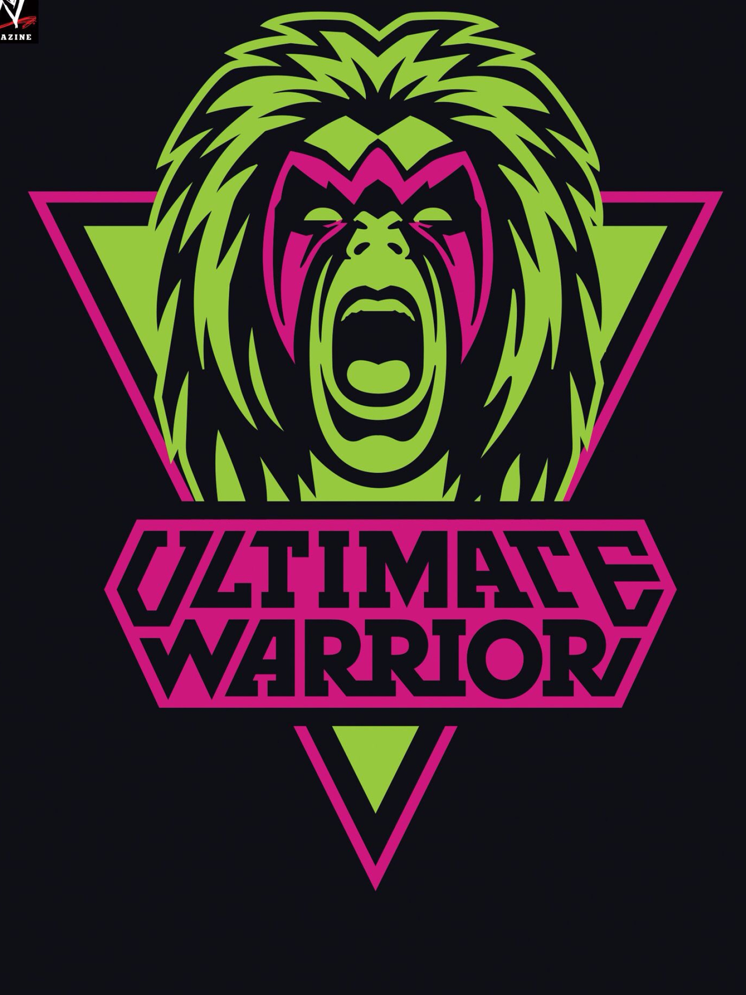 1536x2048 WWE Magazine Ultimate Warrior Poster, &Acirc;&copy;WWE. All rights reserved | Warrior logo, Ultimate warrior, Wwe