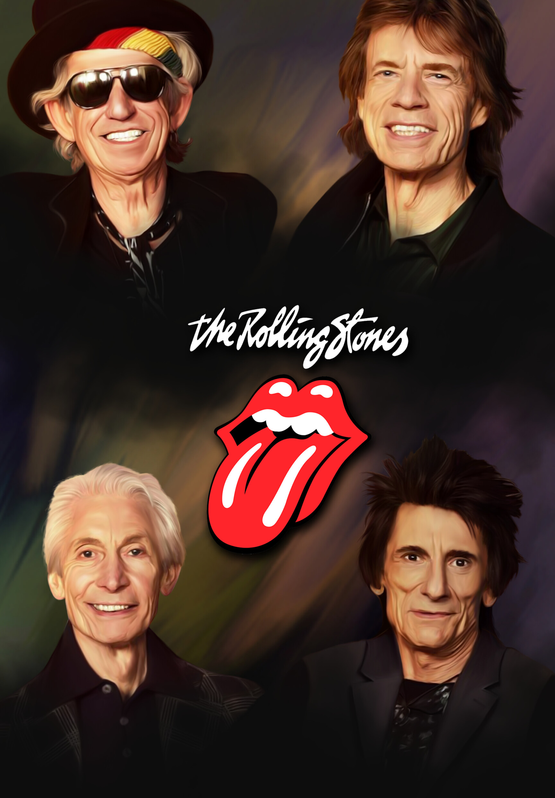 1920x2762 ArtStation The Rolling Stones