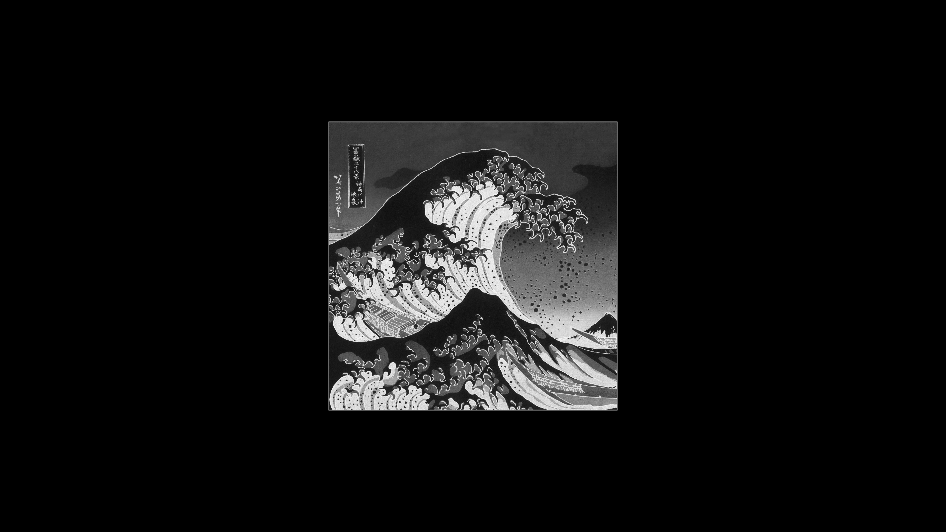 3840x2160 The Great Wave Off Kanagawa [] : r/wallpapers