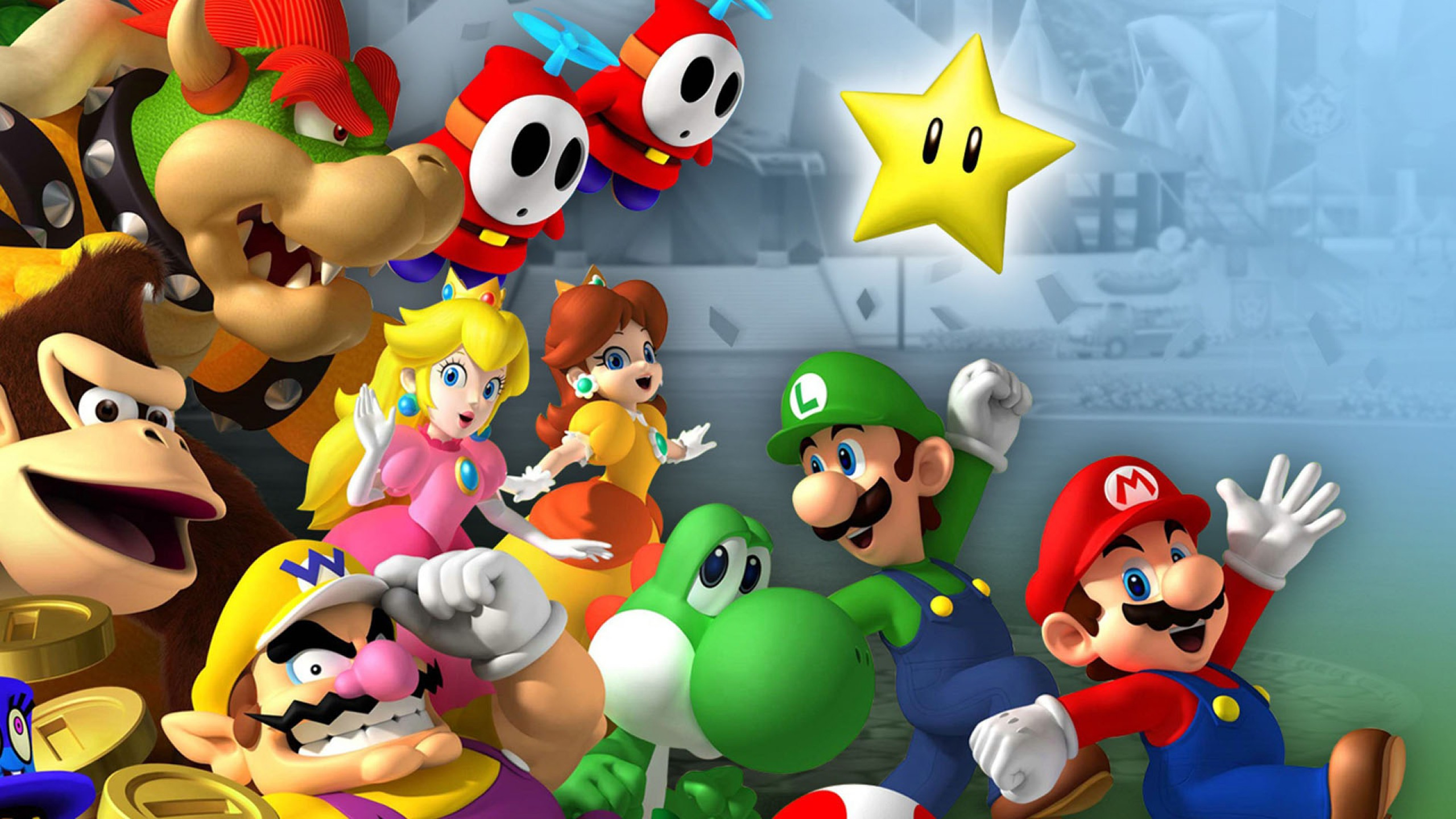 2560x1440 New Super Mario Bros. Wii Wallpapers
