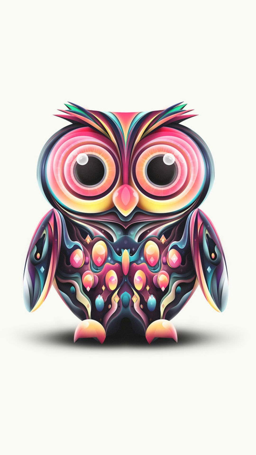 1080x1920 Cute Owl Android, iPhone, Desktop HD Backgrounds / Wallpapers (1080p, 4k) (104700) #hdwallpapers #androidwal&acirc;&#128;&brvbar; | Owl wallpaper, Cute owls wallpaper, Colorful owls