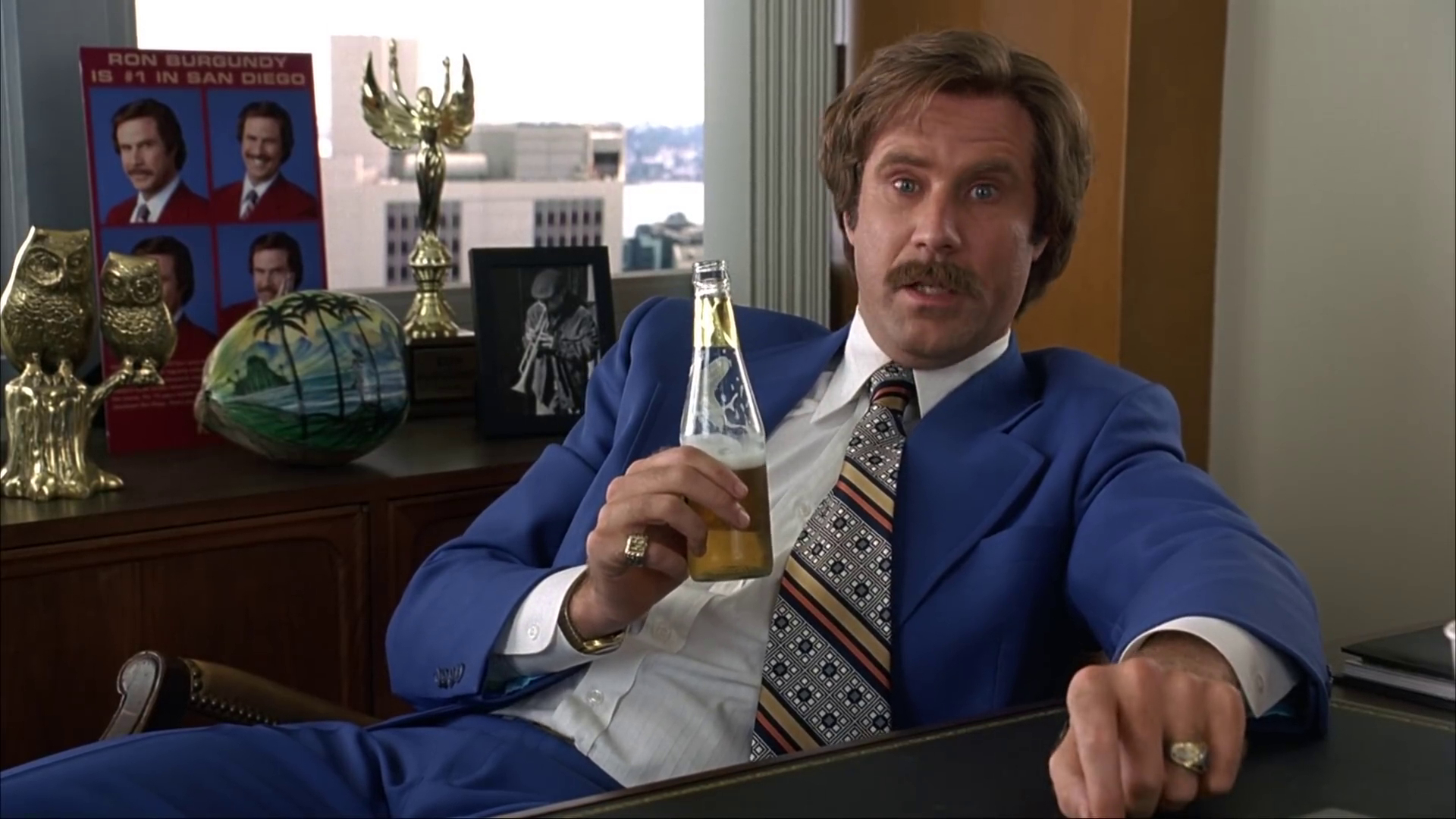 1920x1080 Ron Burgundy (Anchorman) Well That Escalated Quickly HD Meme Generator Imgflip