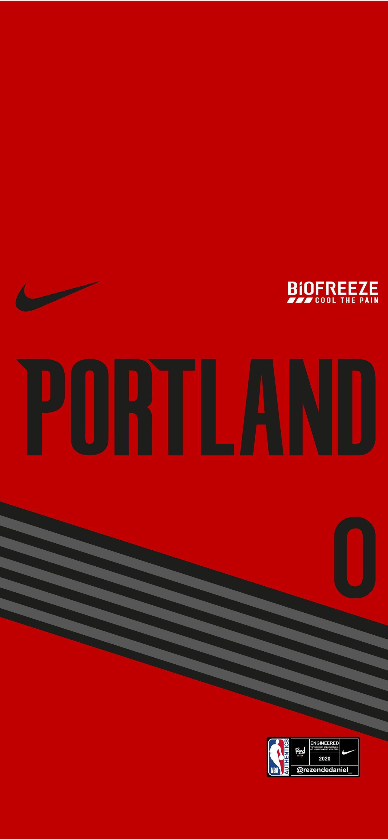 1284x2778 portland trail blazers iPhone Wallpapers Free Download