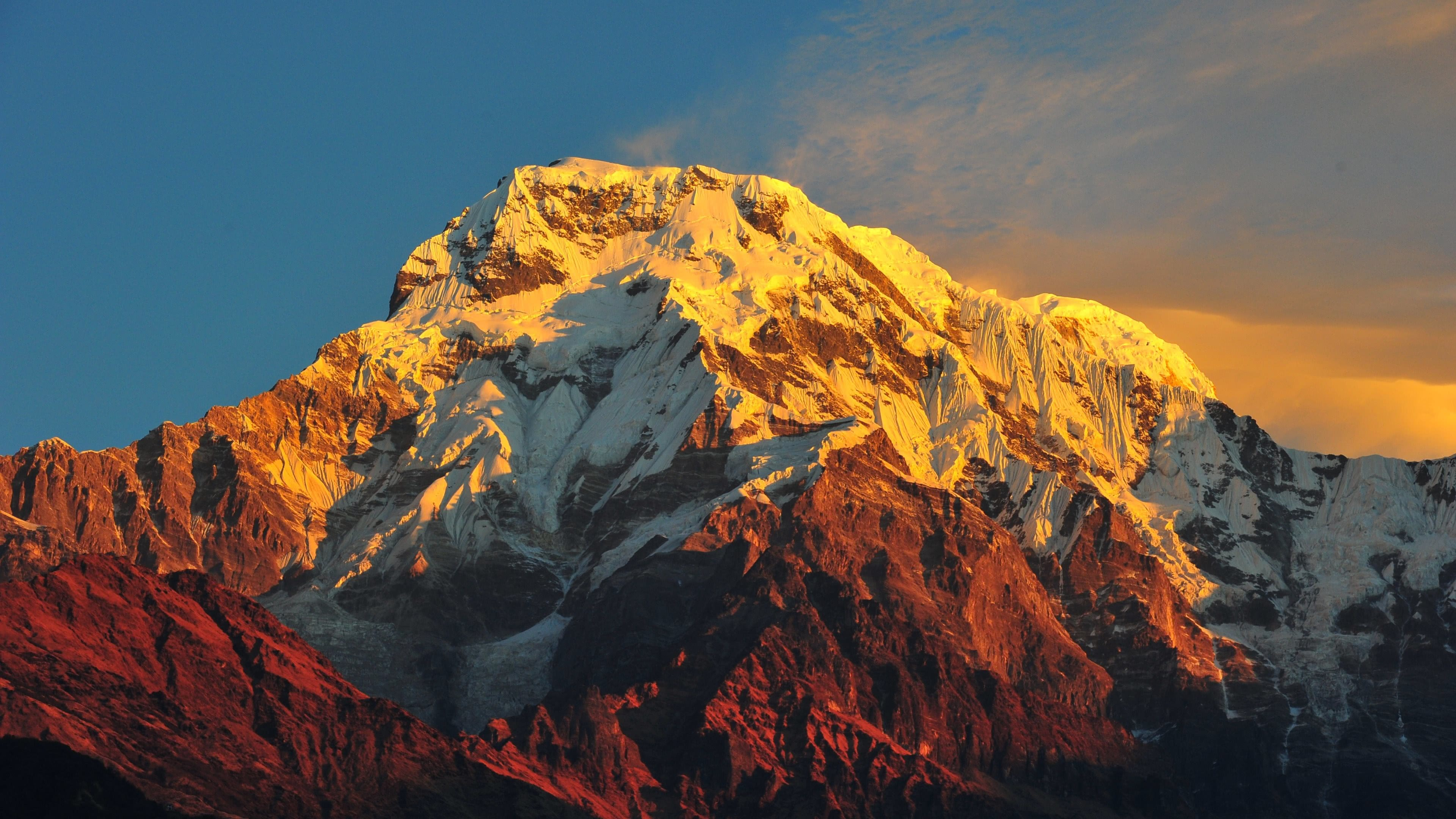 3840x2160 Annapurna Massif Himalayas, Nepal UHD 4K Wallpaper .cc