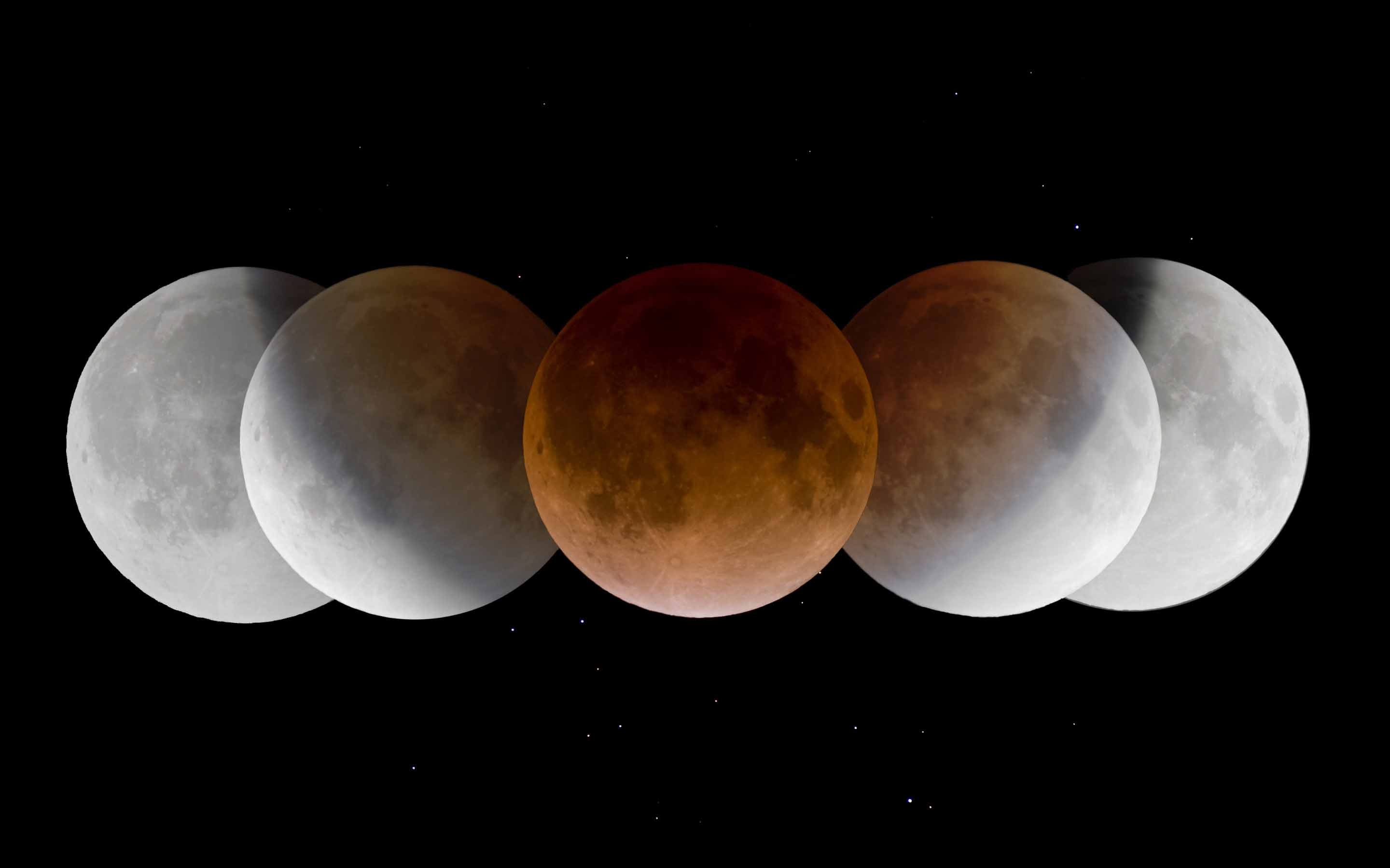 2880x1800 Moon Phases MacBook Air Wallpaper Download