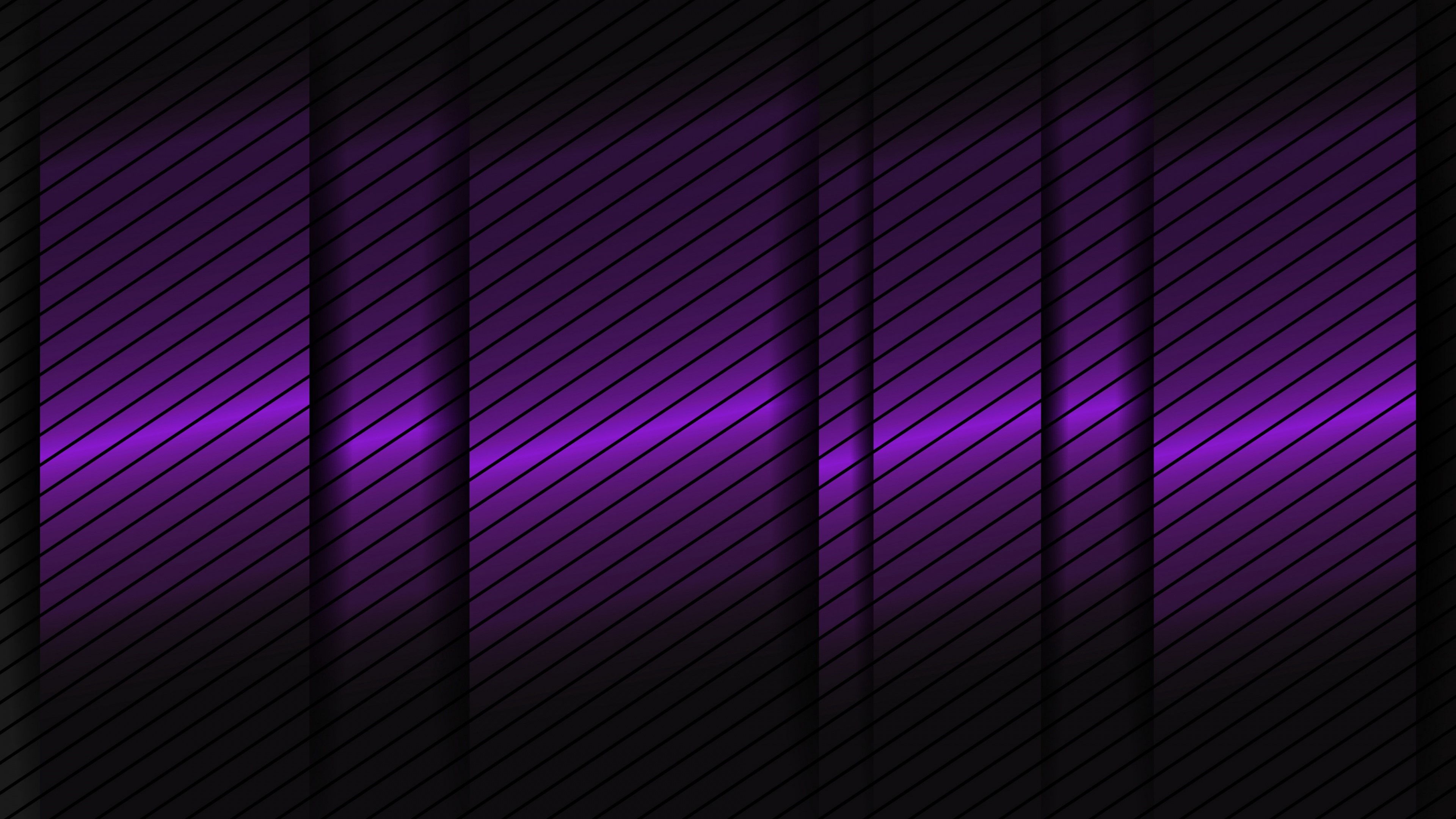 3840x2160 Purple and black lines Wallpaper 4k Ultra HD ID:2365