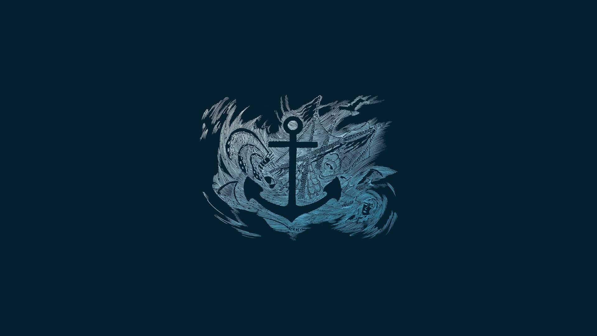 1920x1080 Anchor Minimalist Wallpapers Top Free Anchor Minimalist Backgrounds