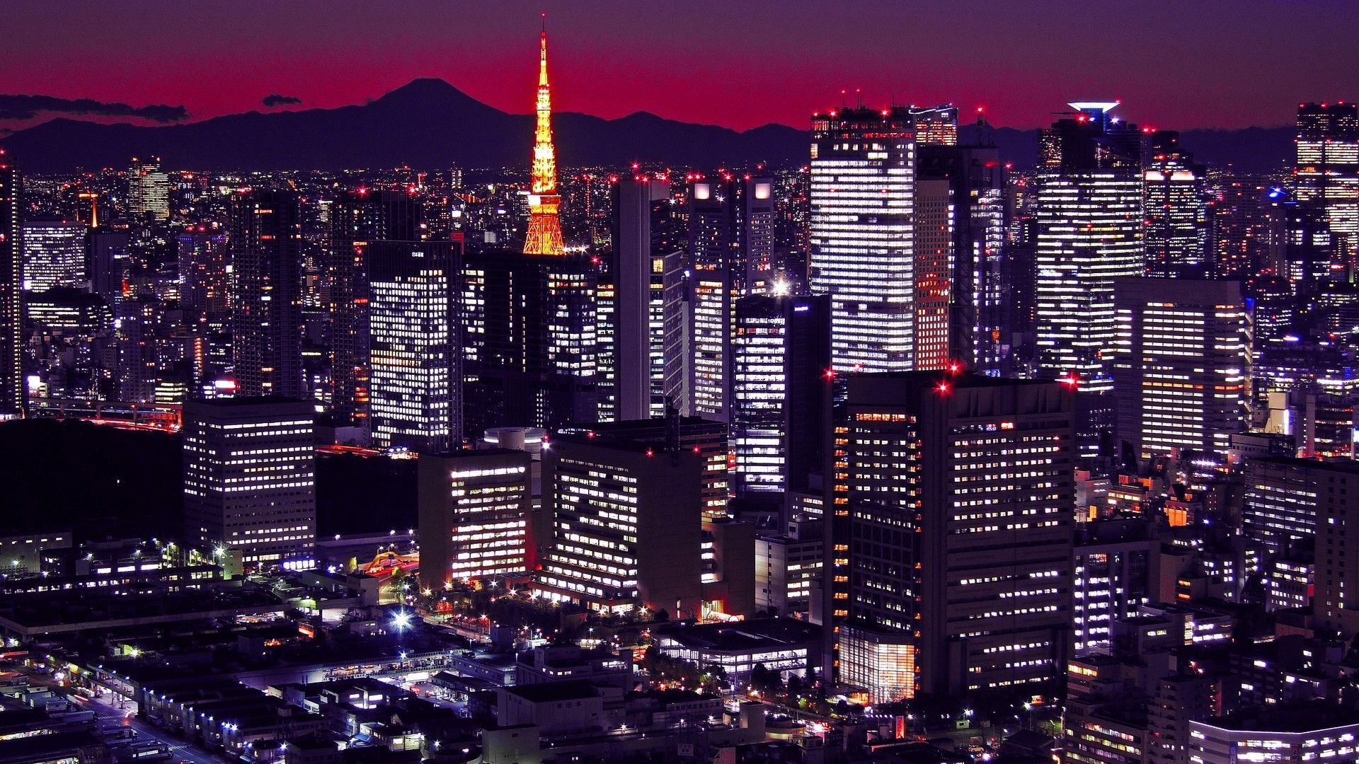 1920x1080 Japan Tokyo at Night Wallpapers Top Free Japan Tokyo at Night Backgrounds