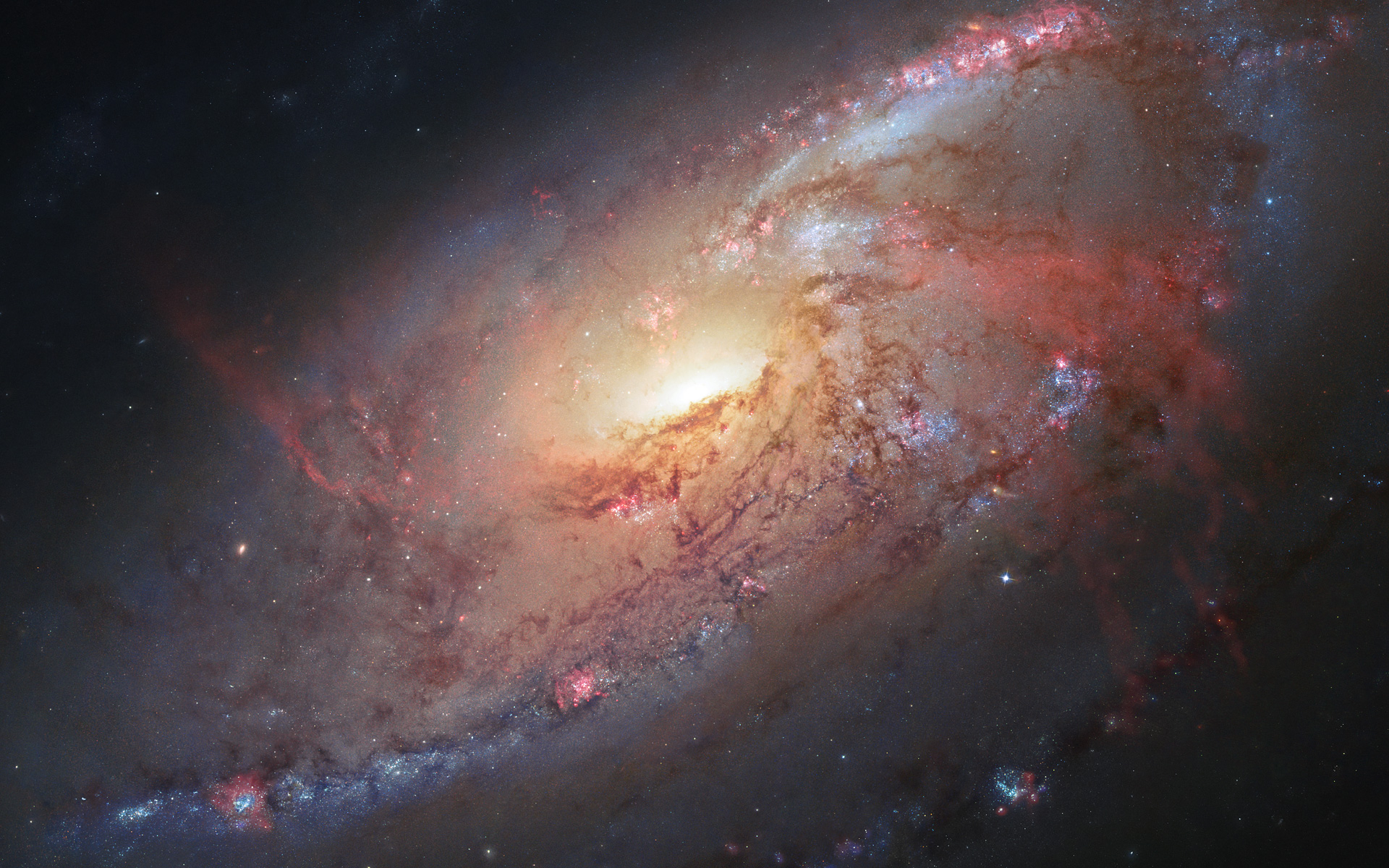 1920x1200 Spiral Galaxy M 106 Space Wallpaper | Space