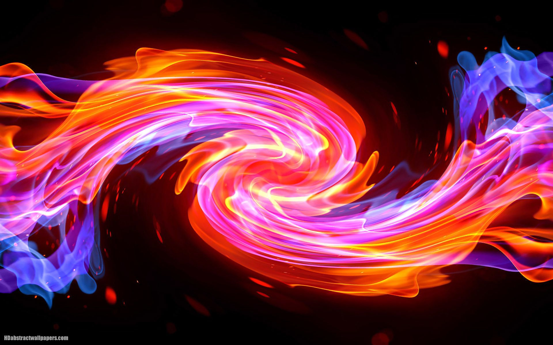 Purple fire flames on a black background Stock Photo  Adobe Stock