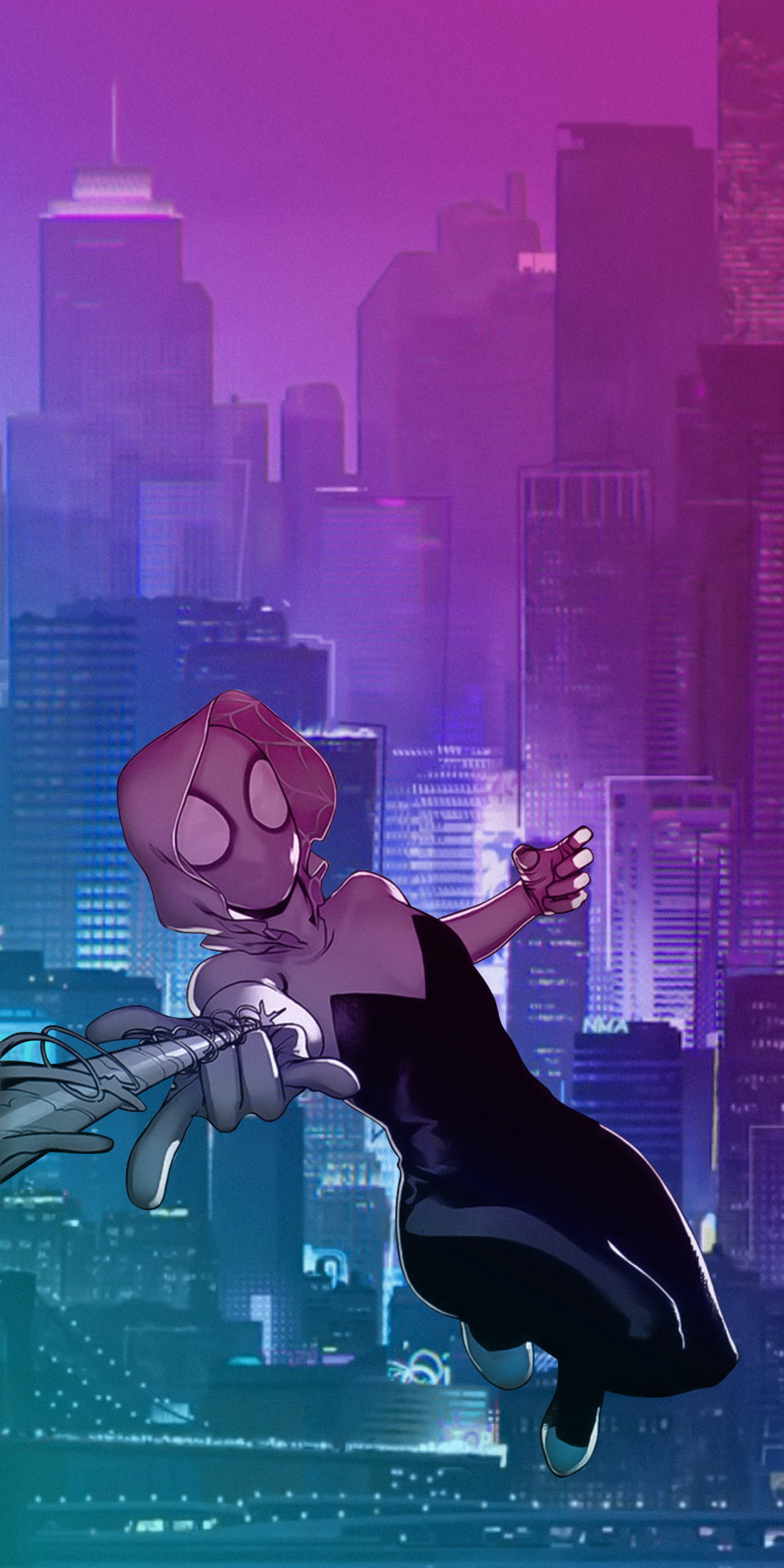 1500x3000 Spider Gwen Phone Wallpaper [i kinda made in PS] : r/SpiderGwe
