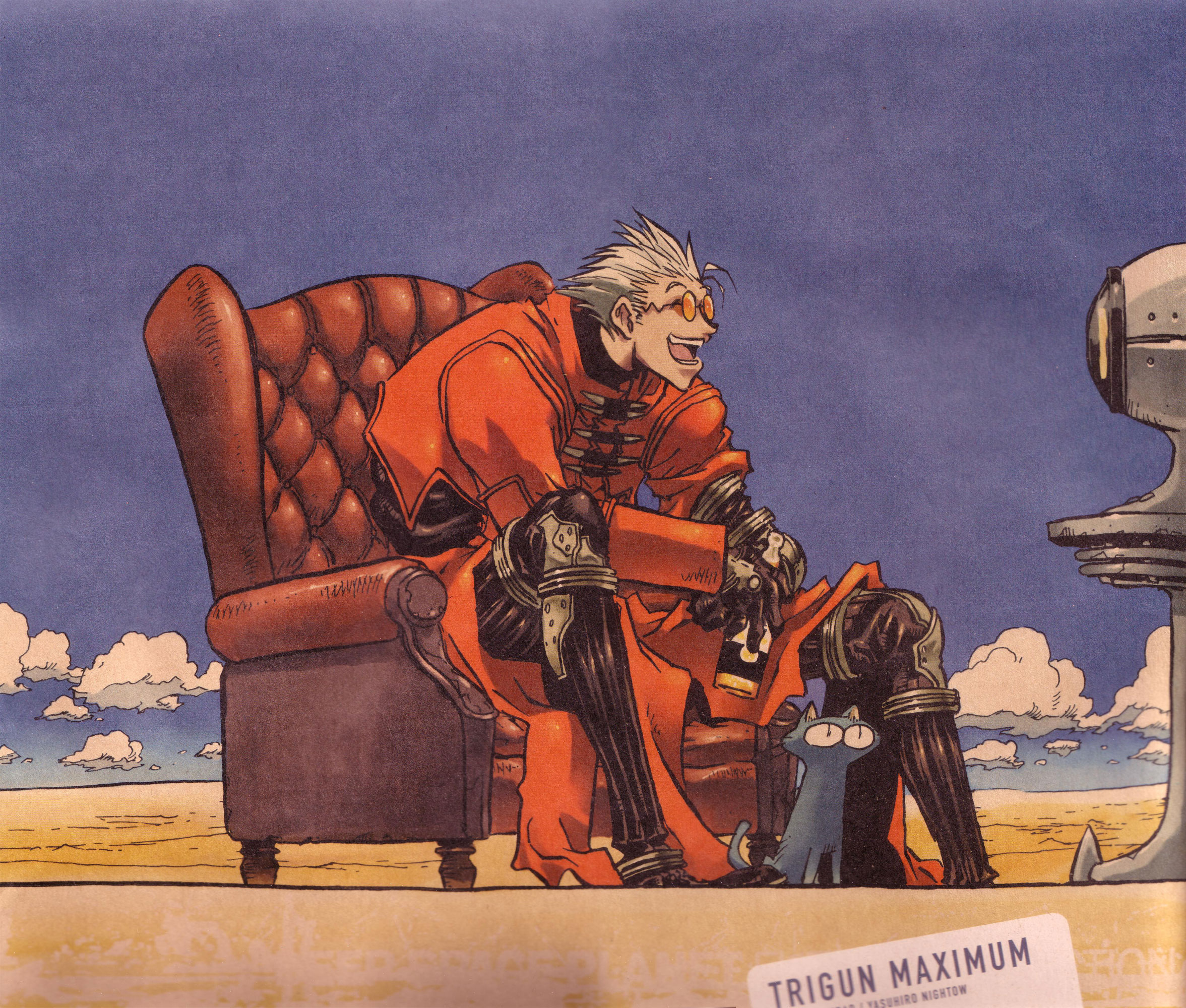 2353x2000 The Collected Paintings Mini Book of Trigun Maximum Wallpaper and Scan Gallery Minitoky