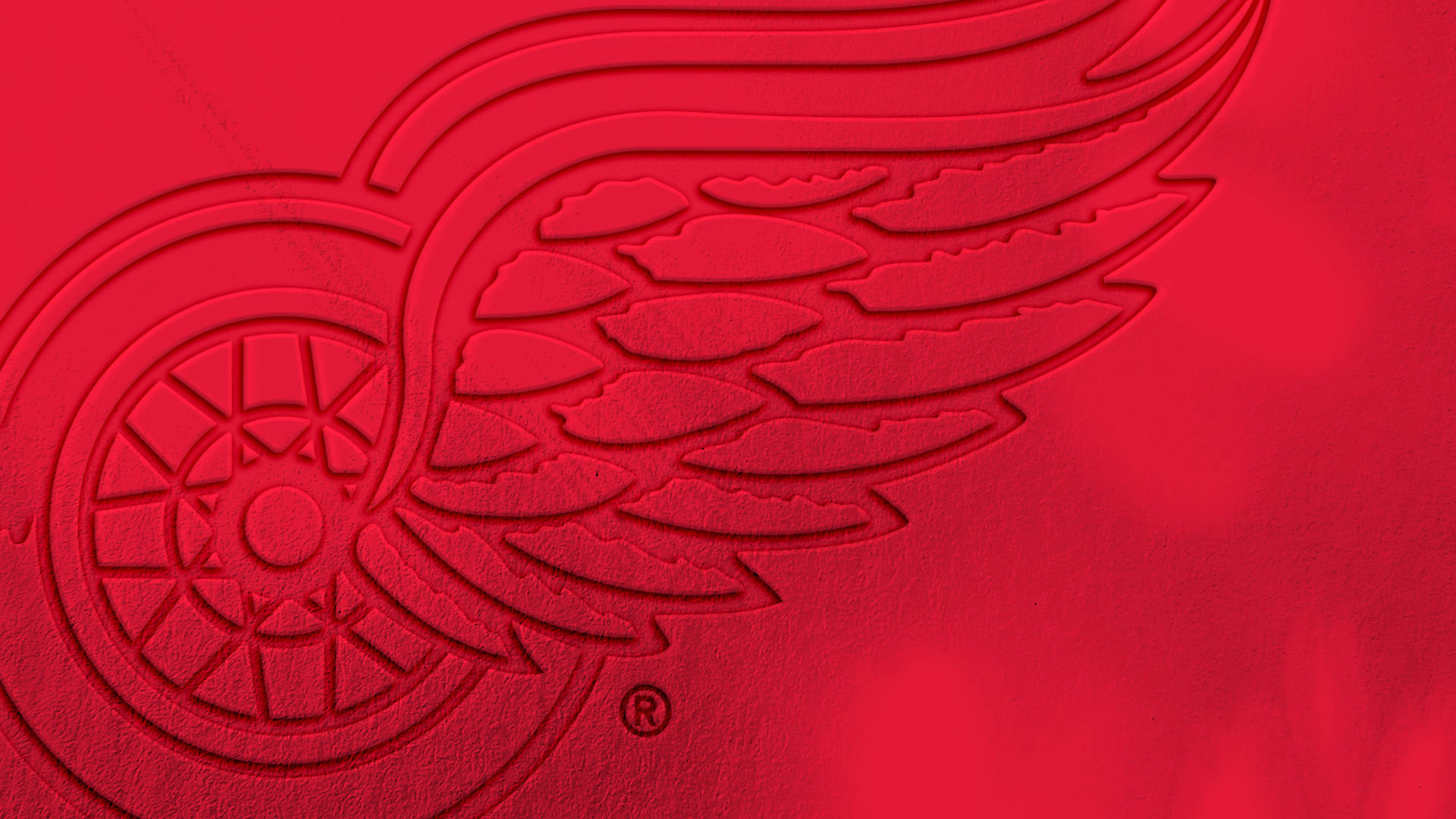 1920x1080 Download Detroit Red Wings Engraved Logo Wallpaper
