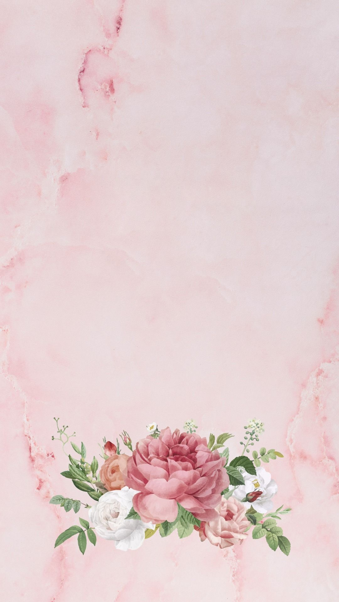 1080x1920 Pink White Wallpapers