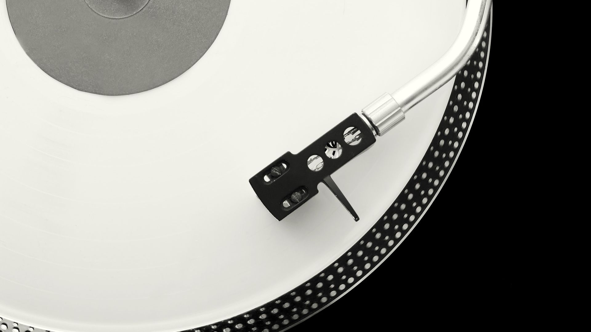 1920x1080 Desktop Wallpaper Turntable Record, Music, Monochrome, Hd Image, Picture, Background, Gkvscw