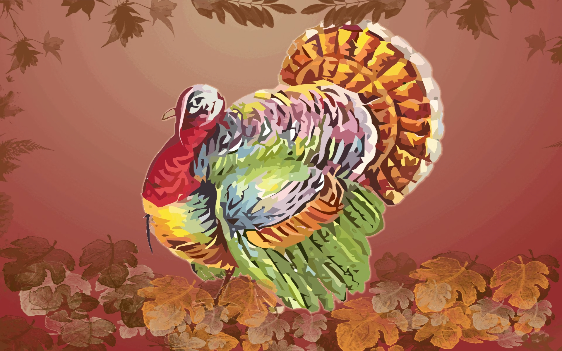 1920x1200 Thanksgiving turkey