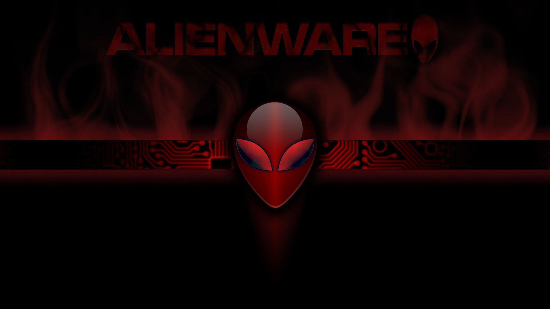 1920x1080 Red Alienware Wallpapers