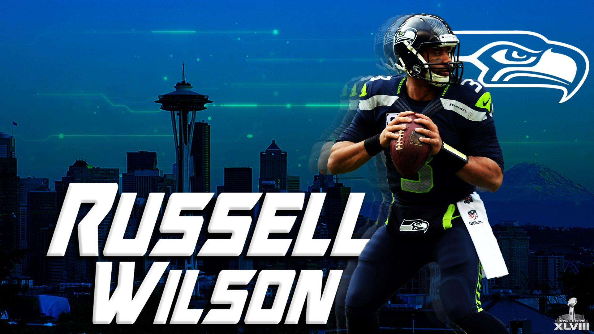1920x1080 Hello all, I'm going around to all NFL teams and making player backgrounds/ wallpapers ( resolution). Hope you enjoy this Russell Wilson background I made, if you would like to see other players
