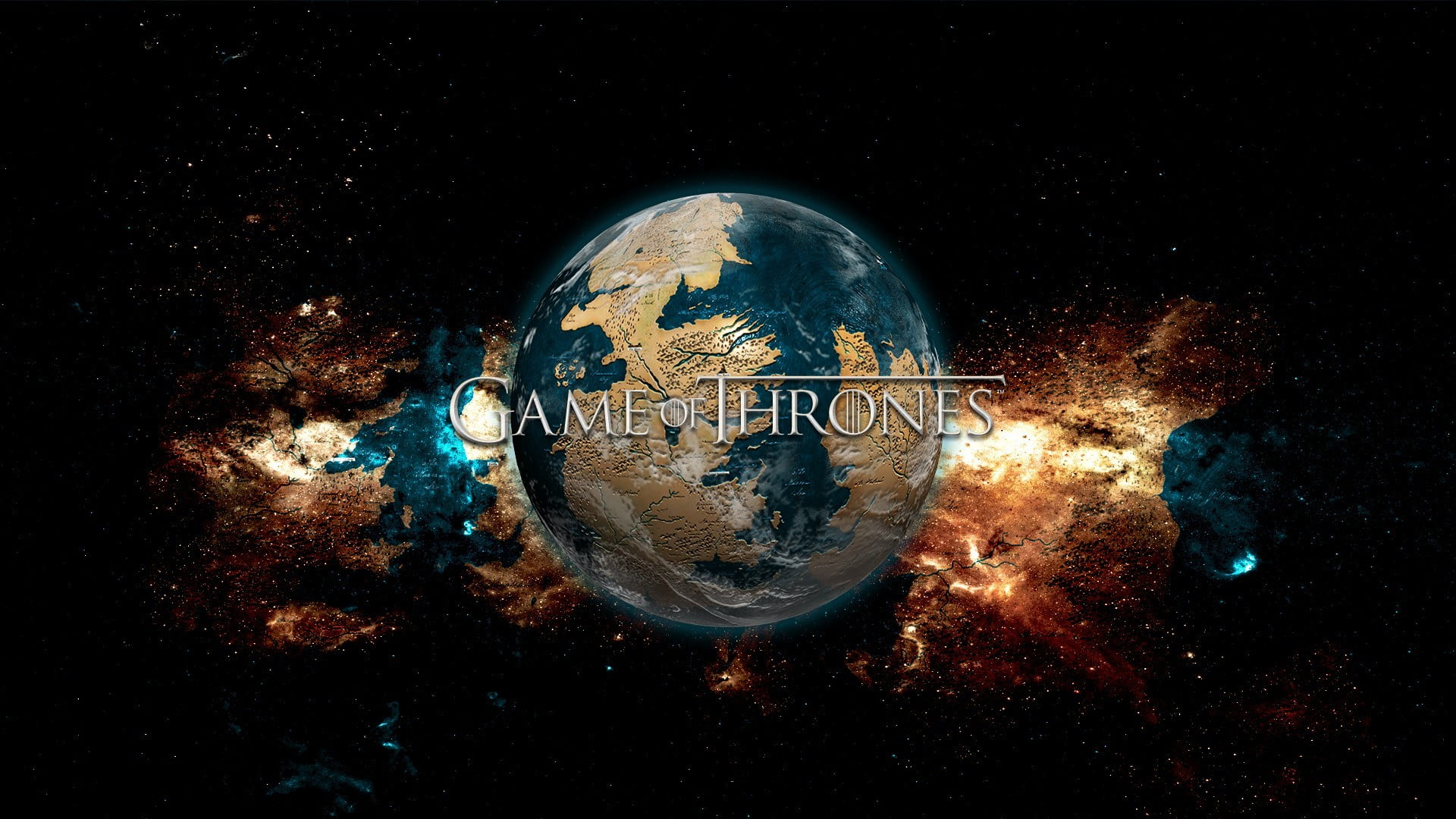 1920x1080 Game of Thrones 3D wallpaper, Game of Thrones, Westeros, stars, space art HD wallpaper