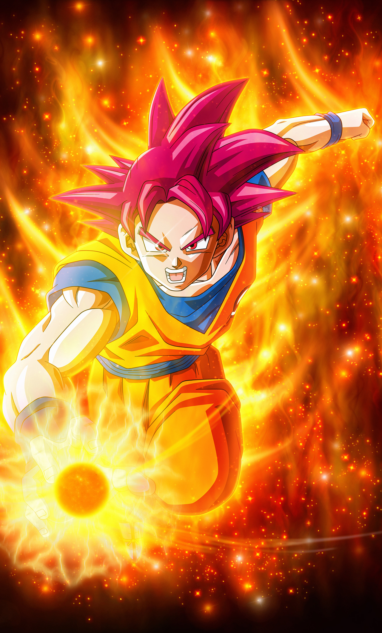 1280x2120 Dragon Ball Super Super Saiyan Goku iPhone 6+ HD 4k Wallpapers, Images, Backgrounds, Photos and Pictures