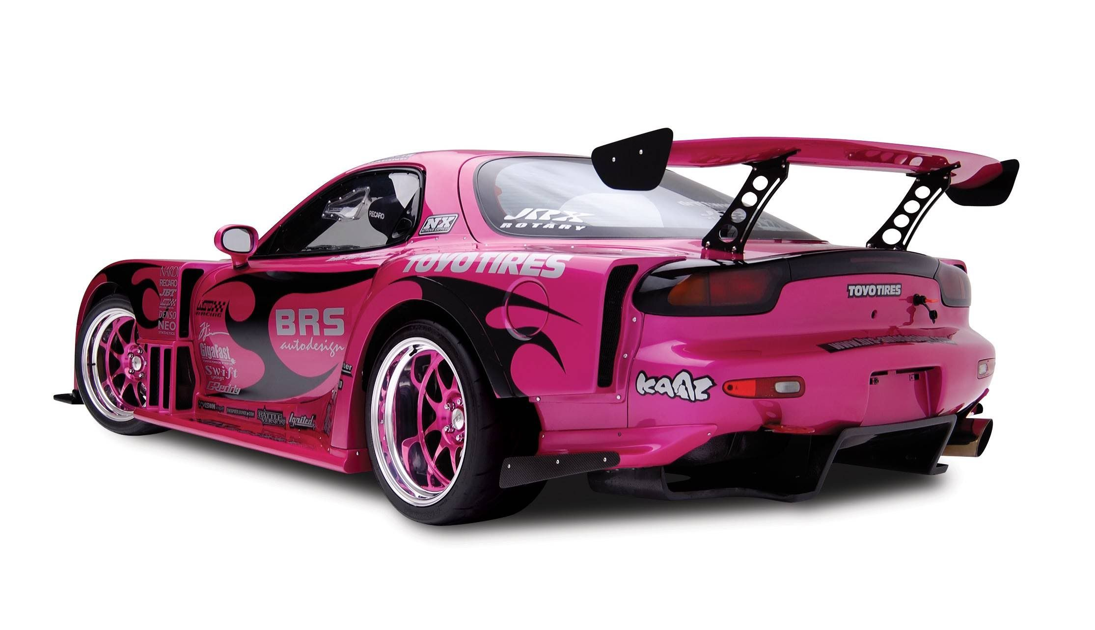 2230x1284 pink rx-7 | Pink car, Mazda rx7, Wide body kits