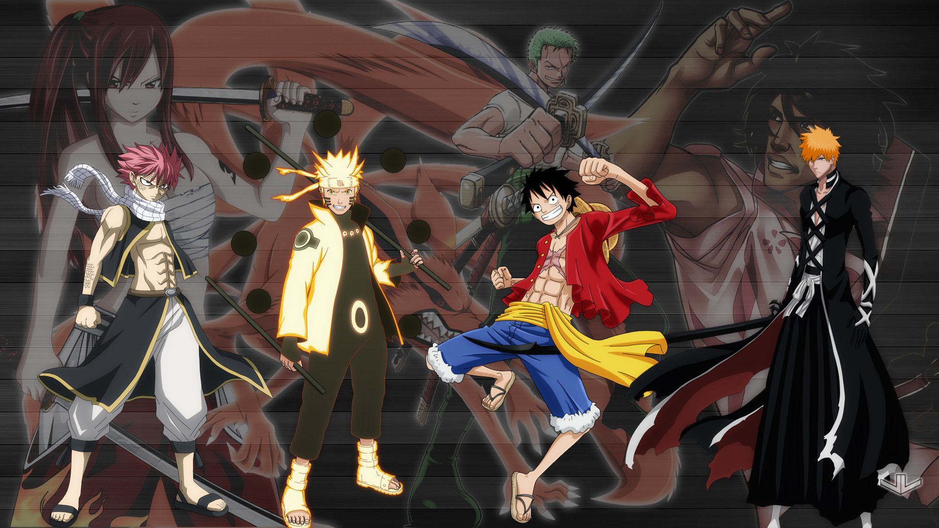 1920x1080 Anime One Piece And Naruto Wallpapers