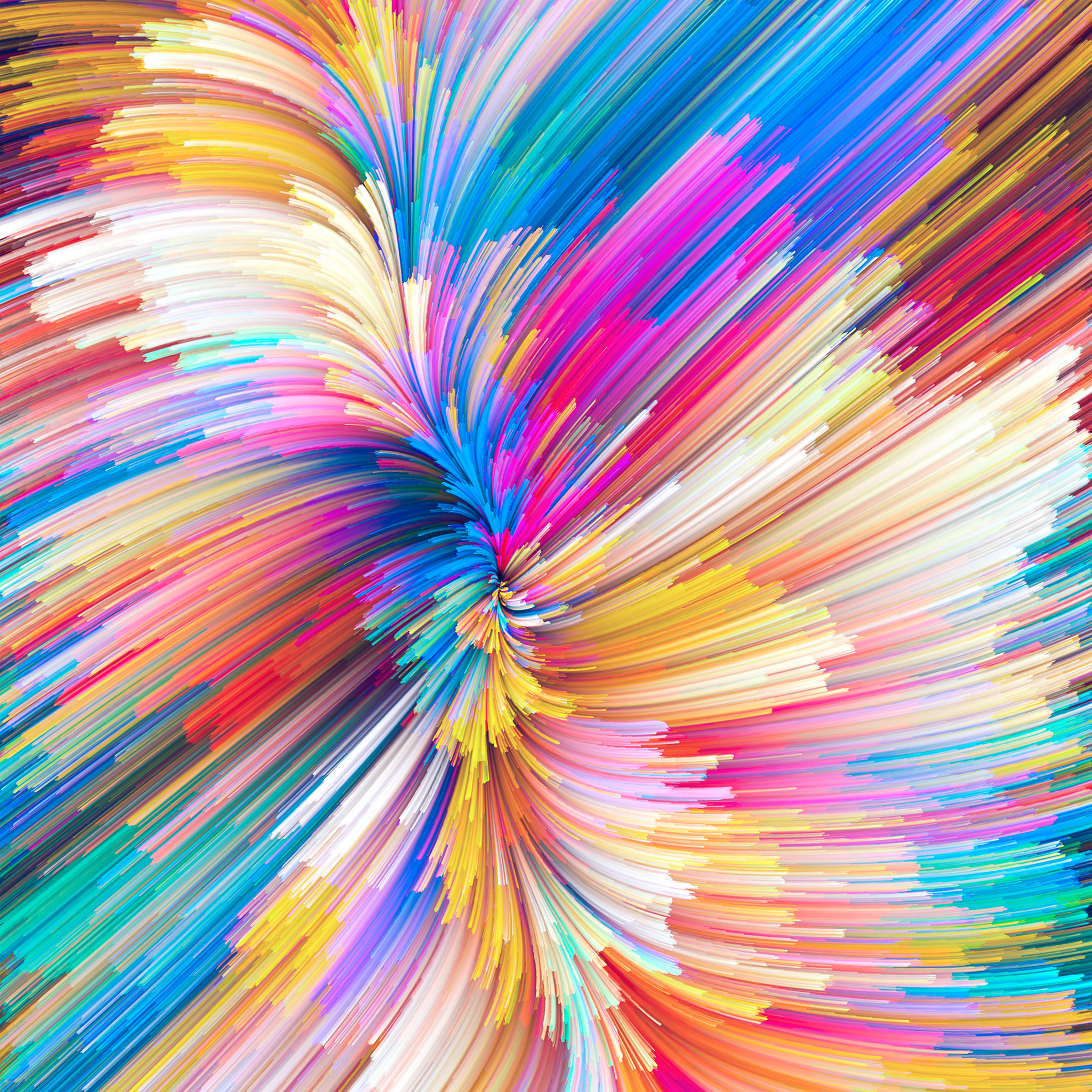2048x2048 vy08-color-rainbow-digital-art-pattern-background-wallpaper