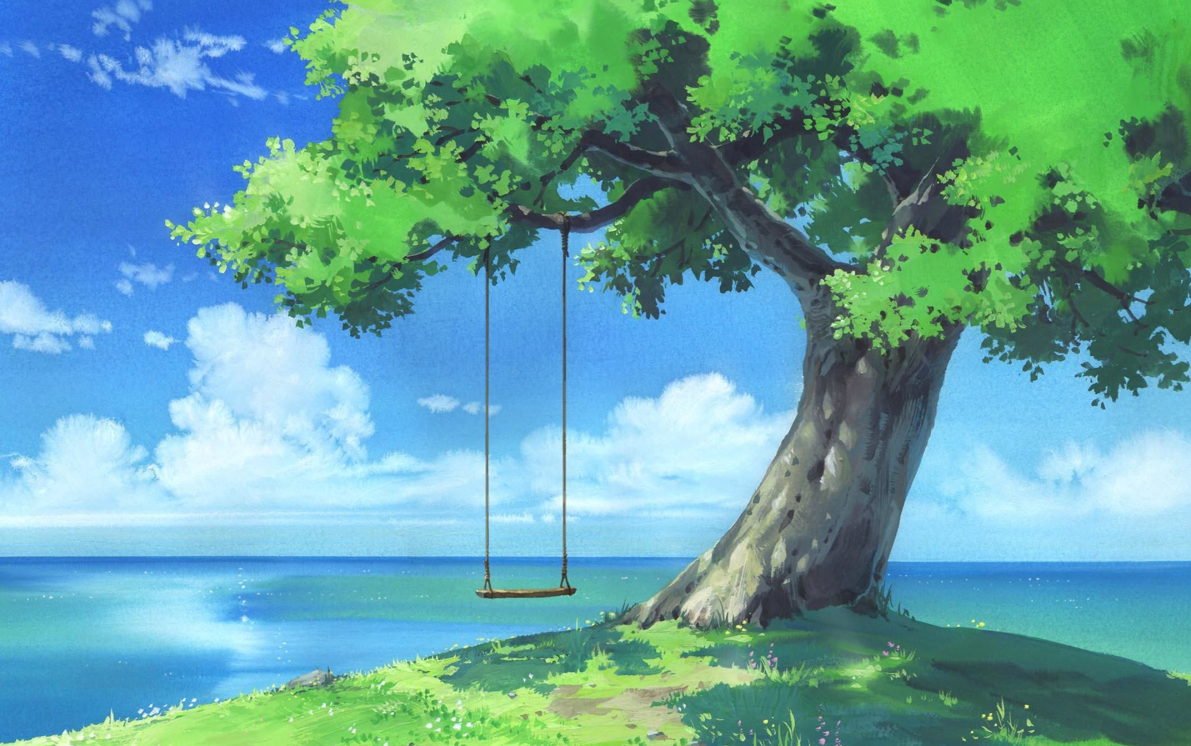 2380x1491 Anime Peaceful Wallpapers Top Free Anime Peaceful Backgrounds