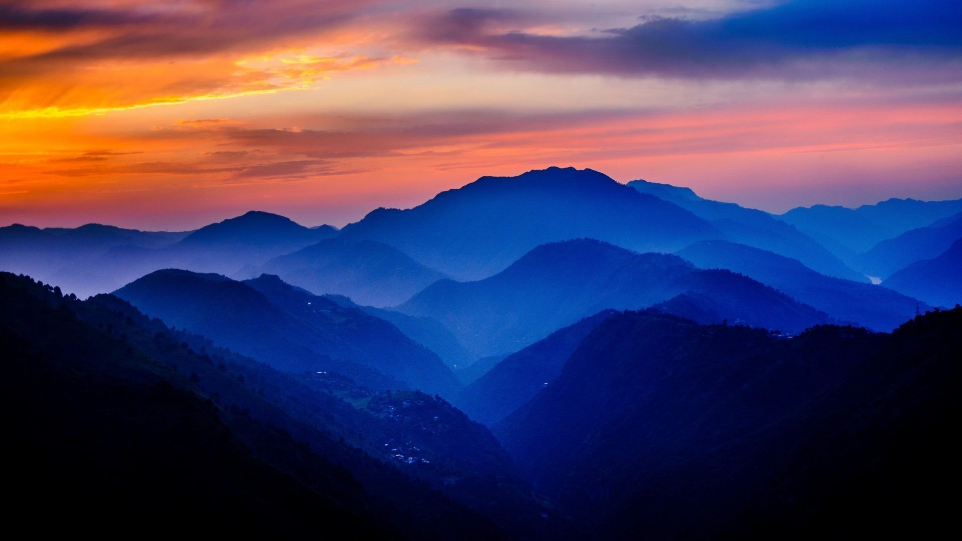 1920x1080 Mountain Sunset Wallpapers Top Free Mountain Sunset Backgrounds