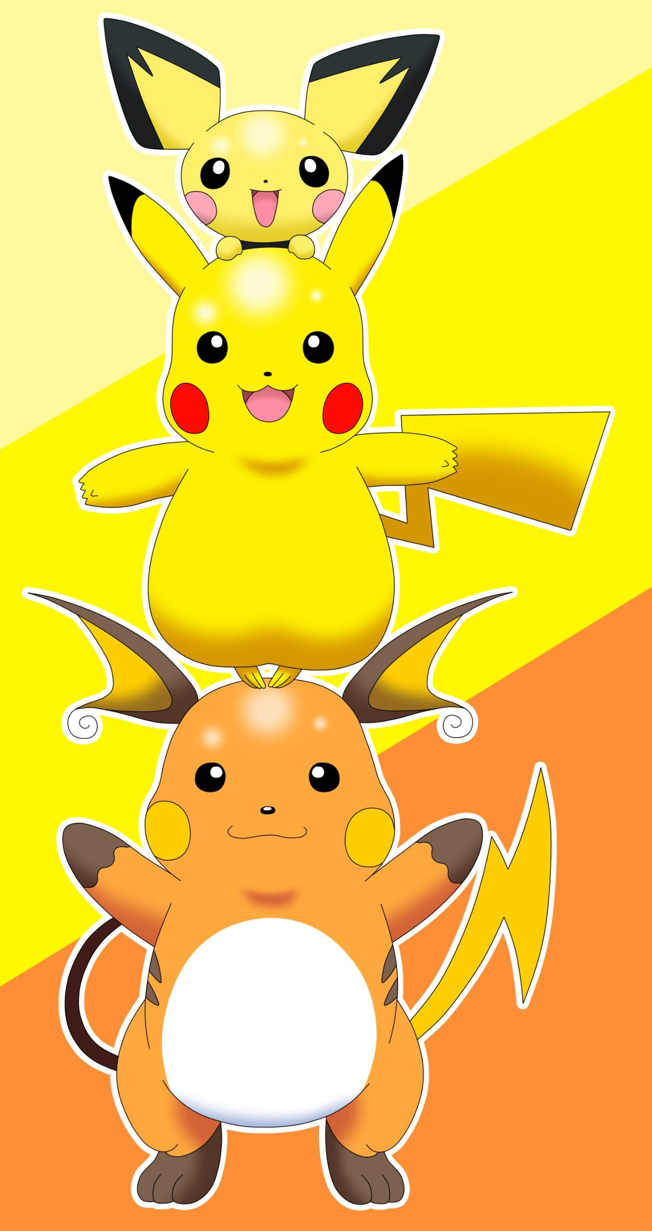 1335x2518 Pin by Gggggdg on Memes | Pikachu raichu, Pichu pikachu raichu, Cute pokemon pictures