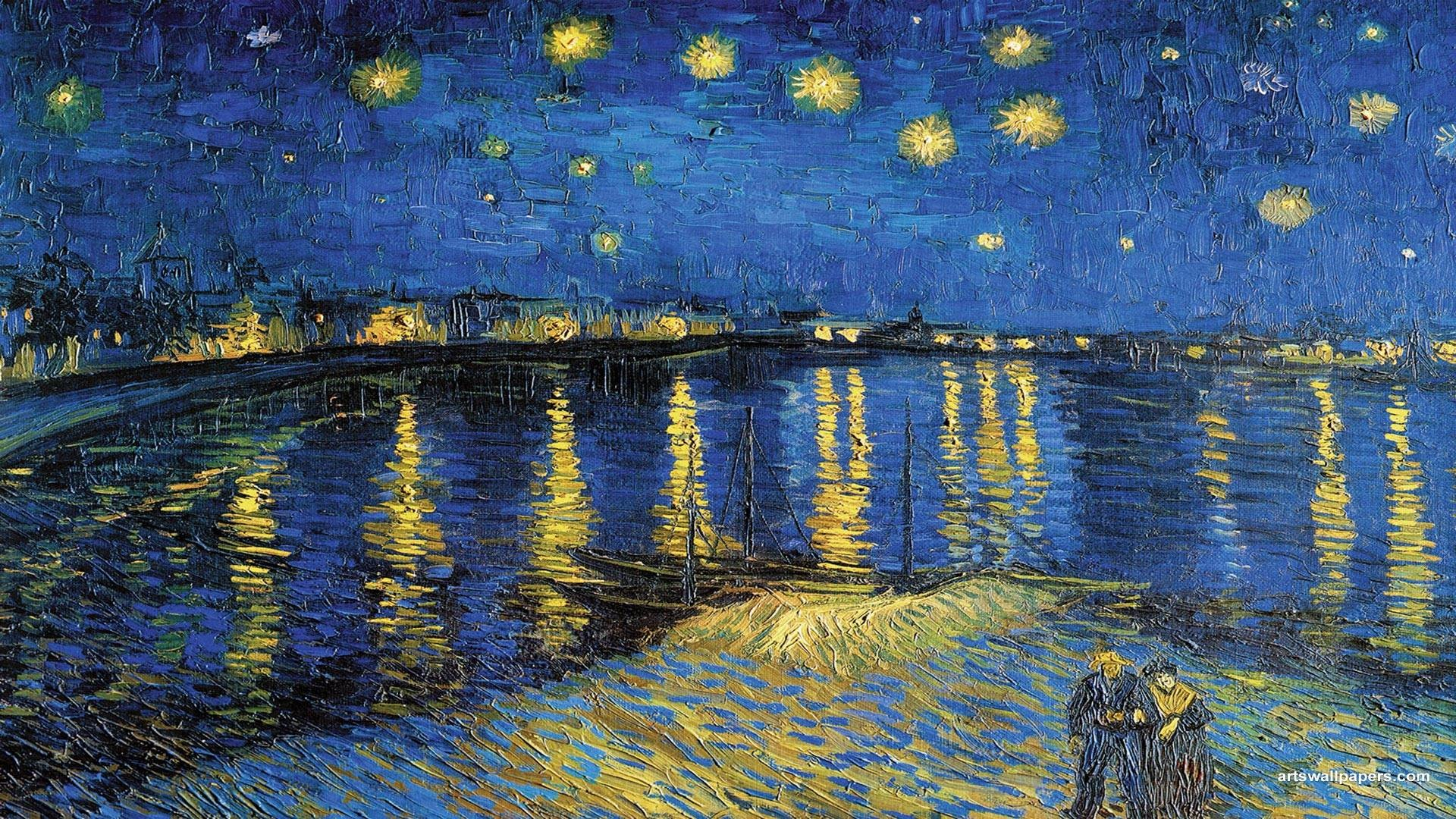 1920x1080 Starry Night Over the Rhone Wallpaper (54+ pictures