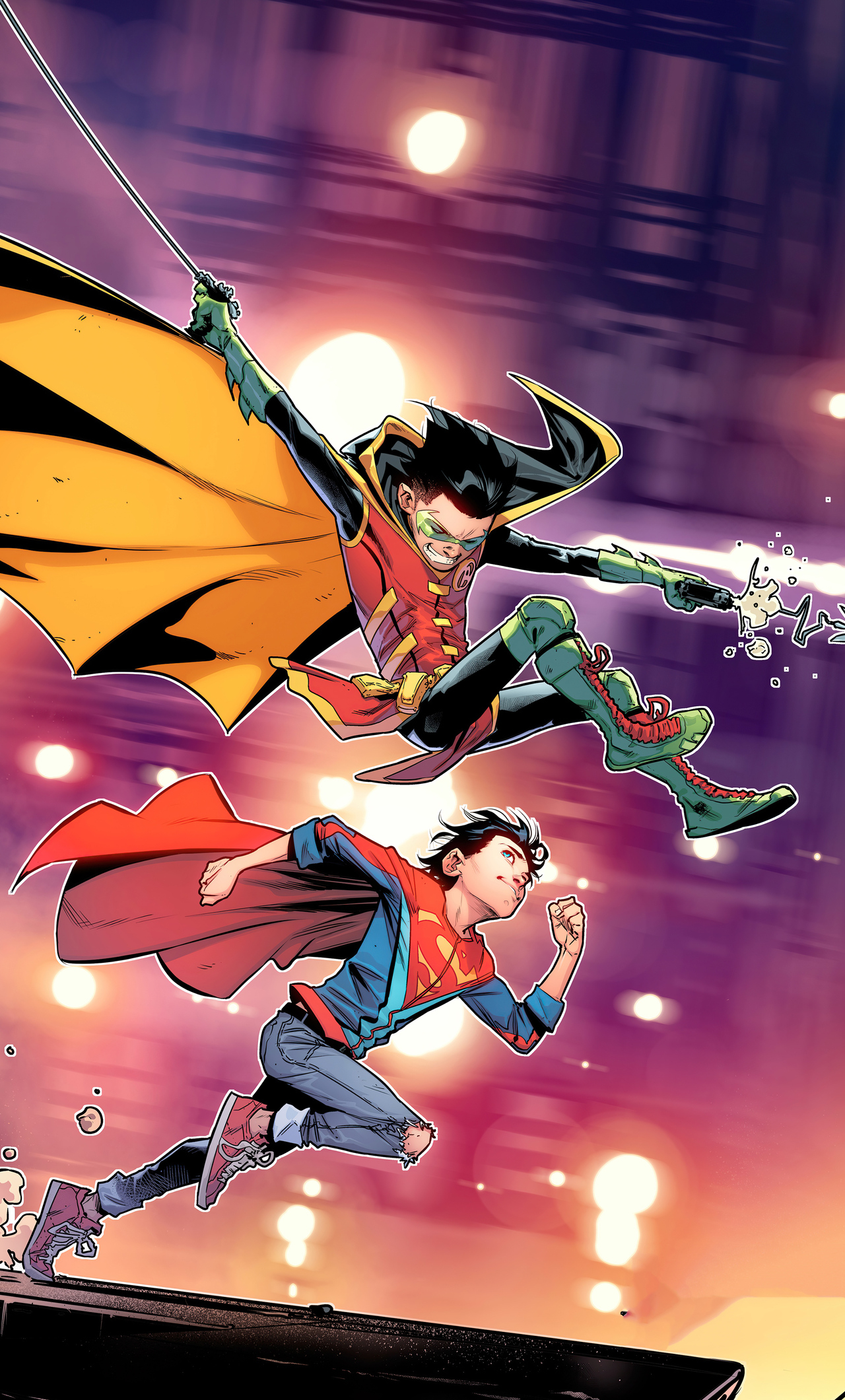 1280x2120 Robin And Superboy iPhone 6+ HD 4k Wallpapers, Images, Backgrounds, Photos and Pictures