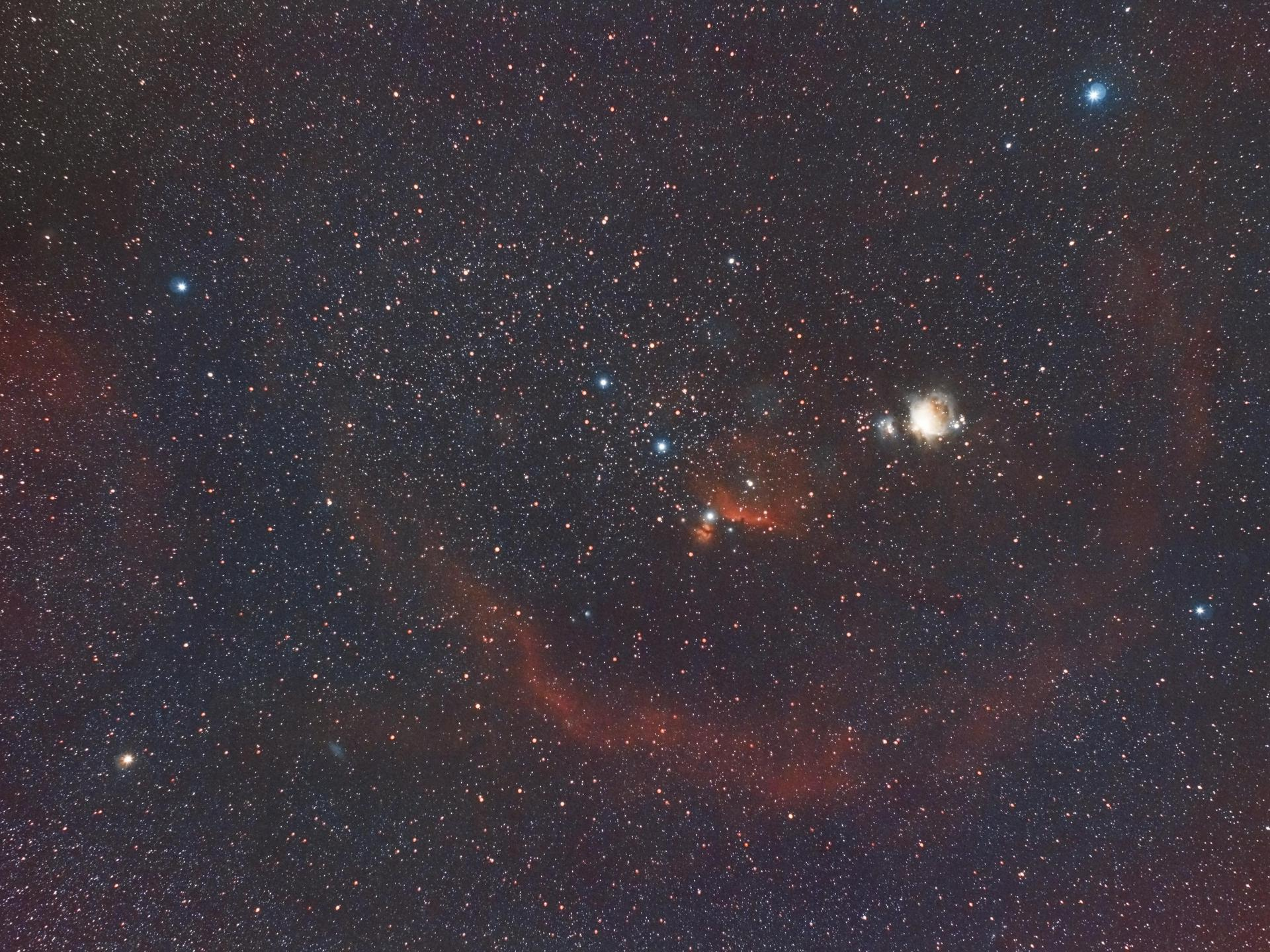 1920x1440 Orion constellation from Bortle 9