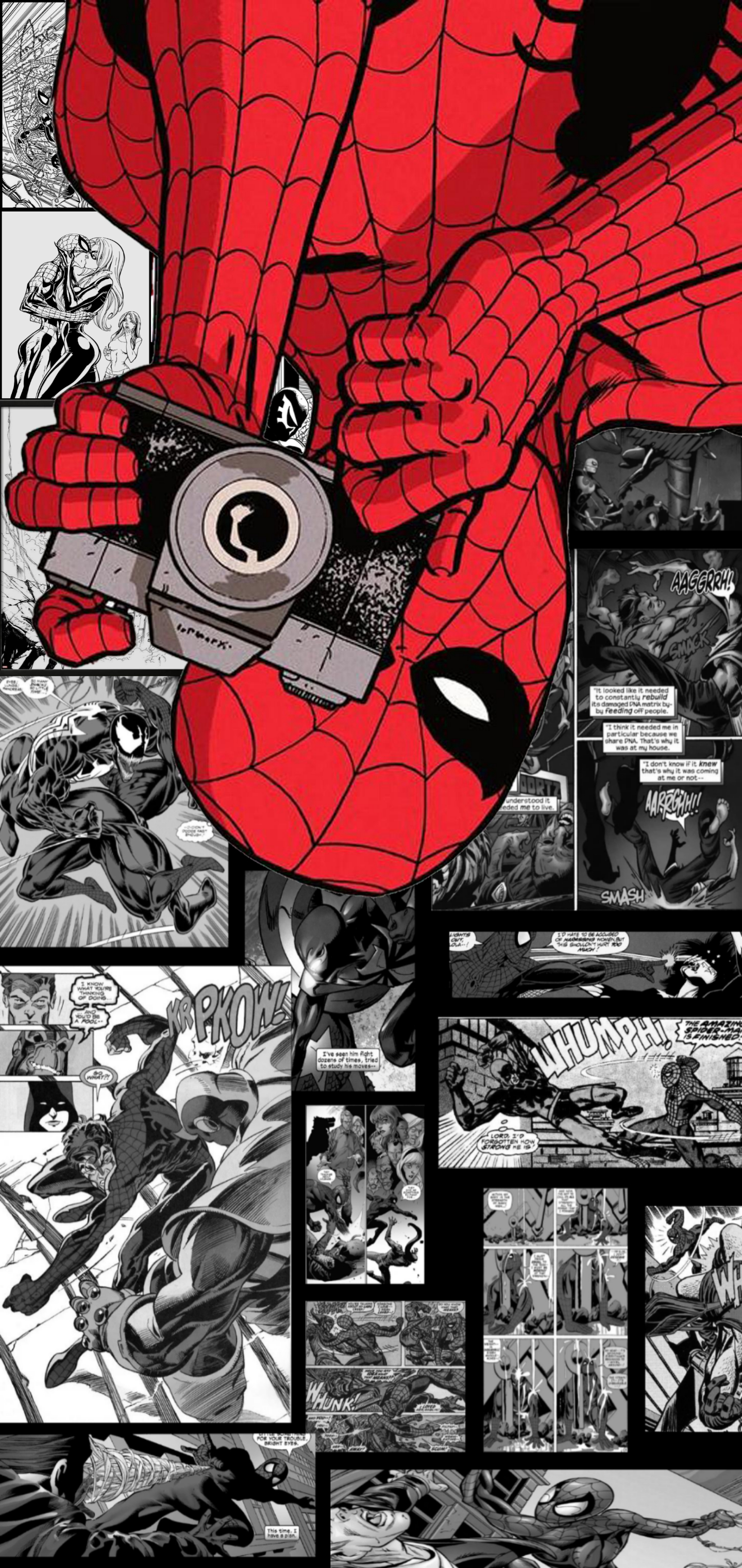 1440x3040 Spider-man comic background : r/S10wallpapers