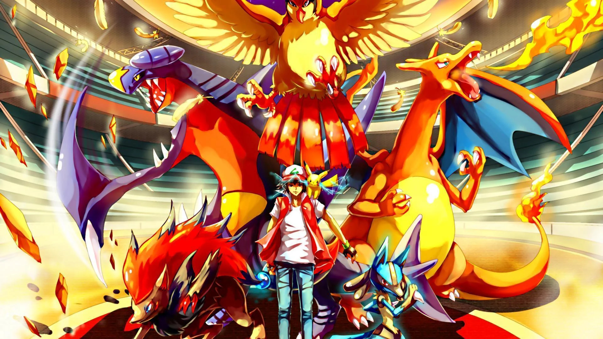 1920x1080 Pokemon Red Wallpapers Top Free Pokemon Red Backgrounds
