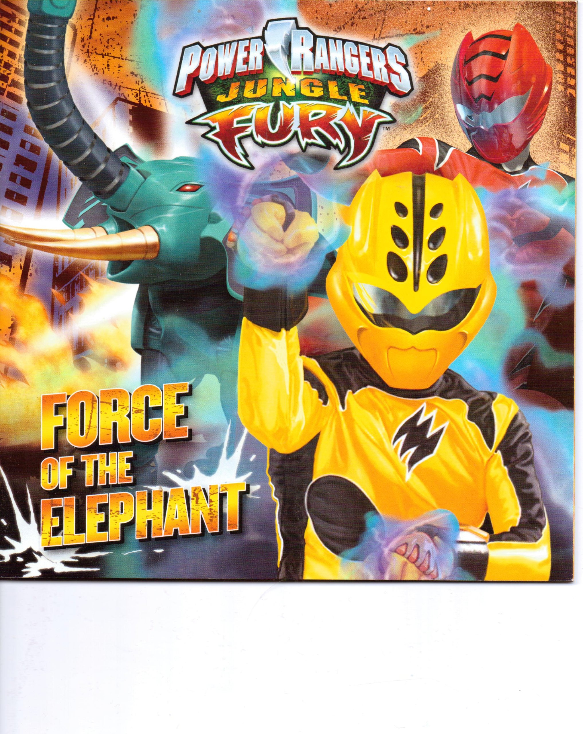 2034x2560 Power Rangers Jungle Fury Force of the Elephant: Slade Stone, Scott Neely and Candace Schinzler-Bell: 9781403774590: : Books